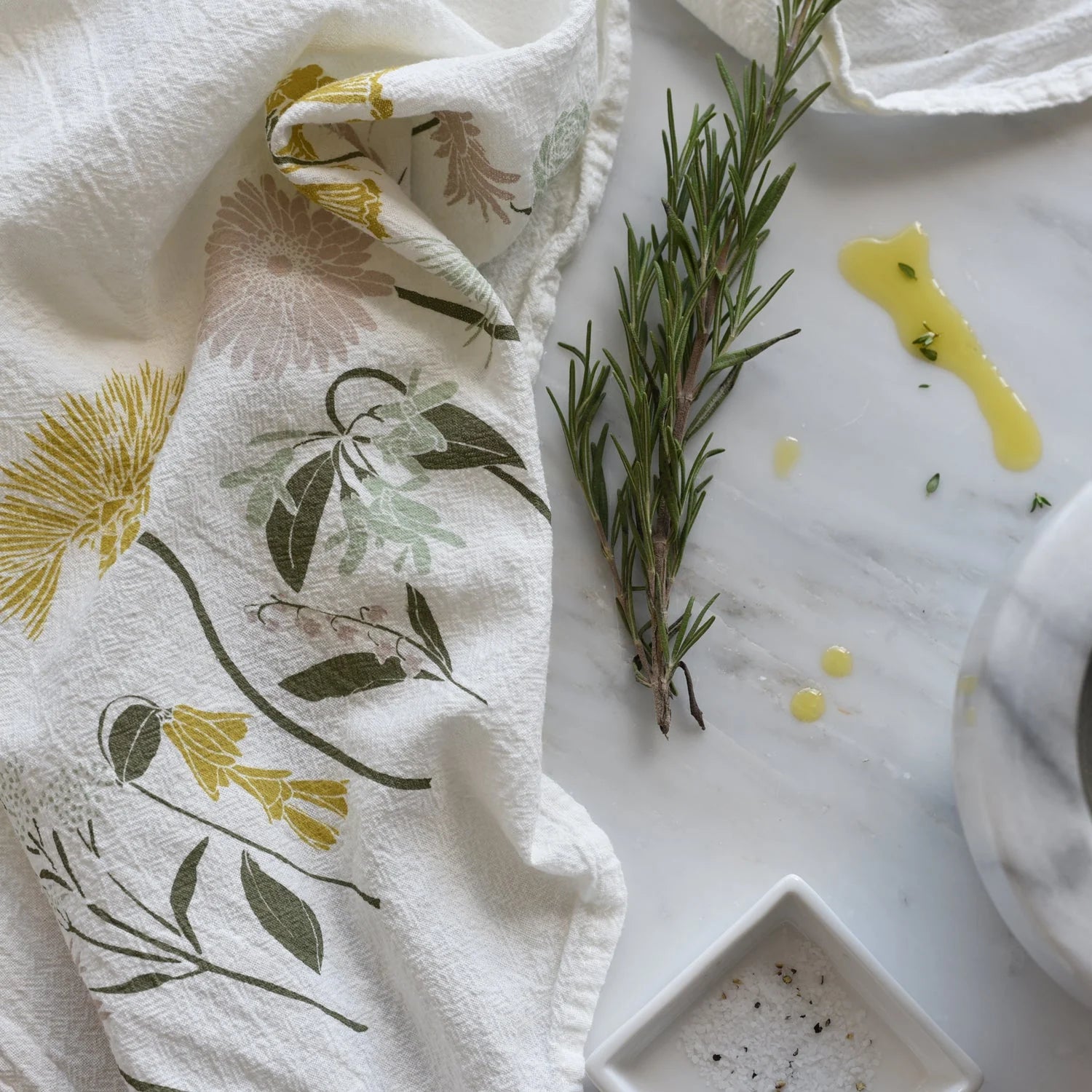 Language of Flowers Kitchen Towel | Happiness