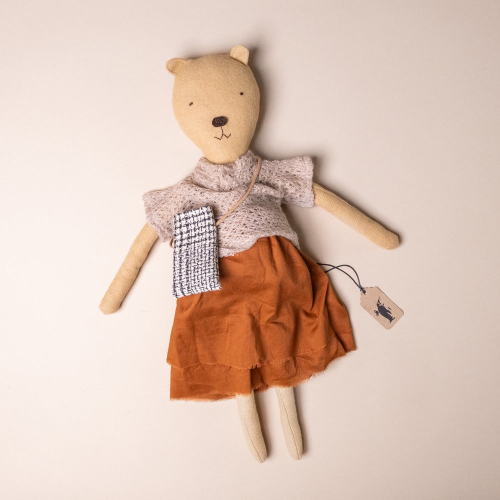 agatha-the-bear-french-knit-sweater-and-clay-morning-skirt-with-bag-stuffed-animal