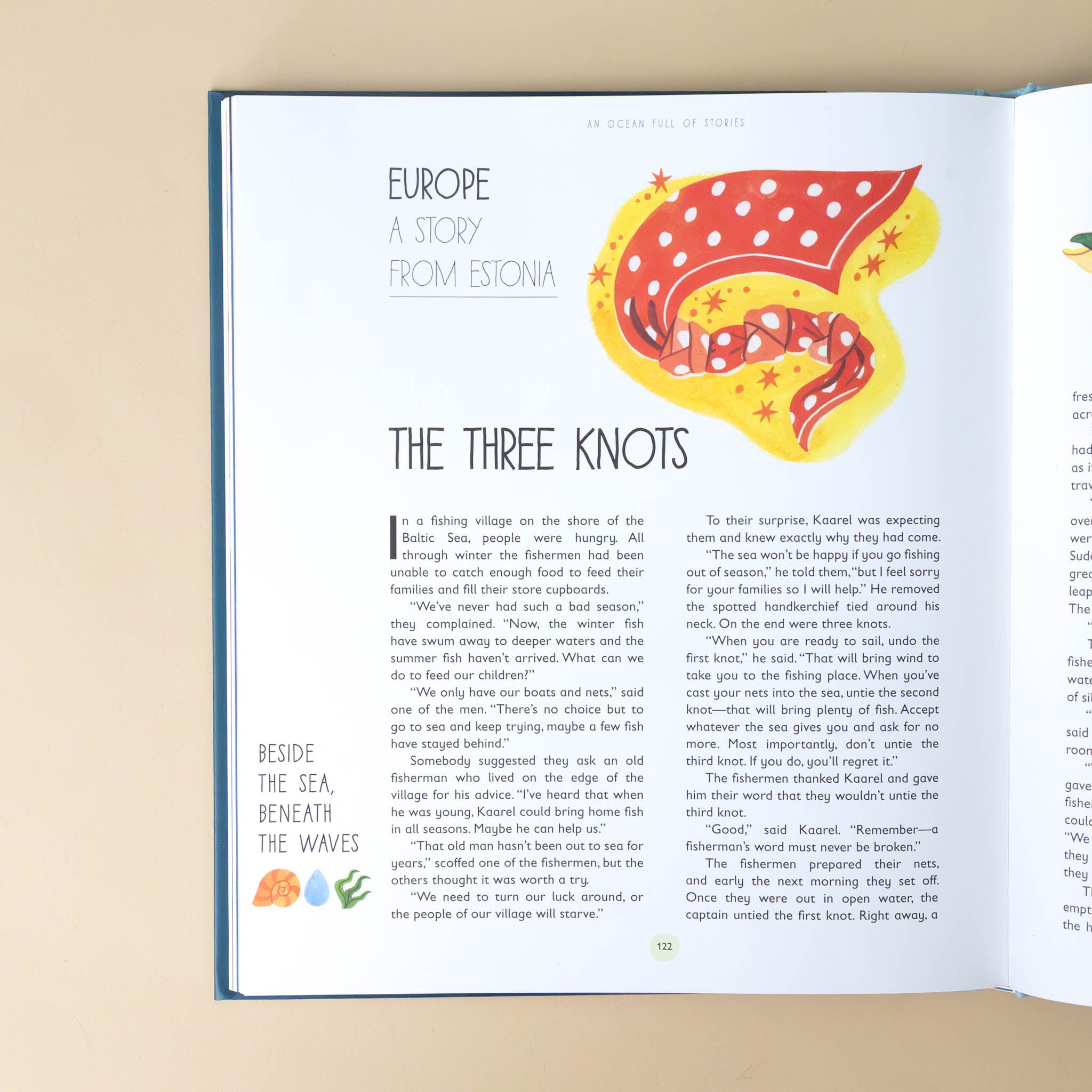 an-ocean-full-of-stories-book-section-titeled-Europe-the-three-knots
