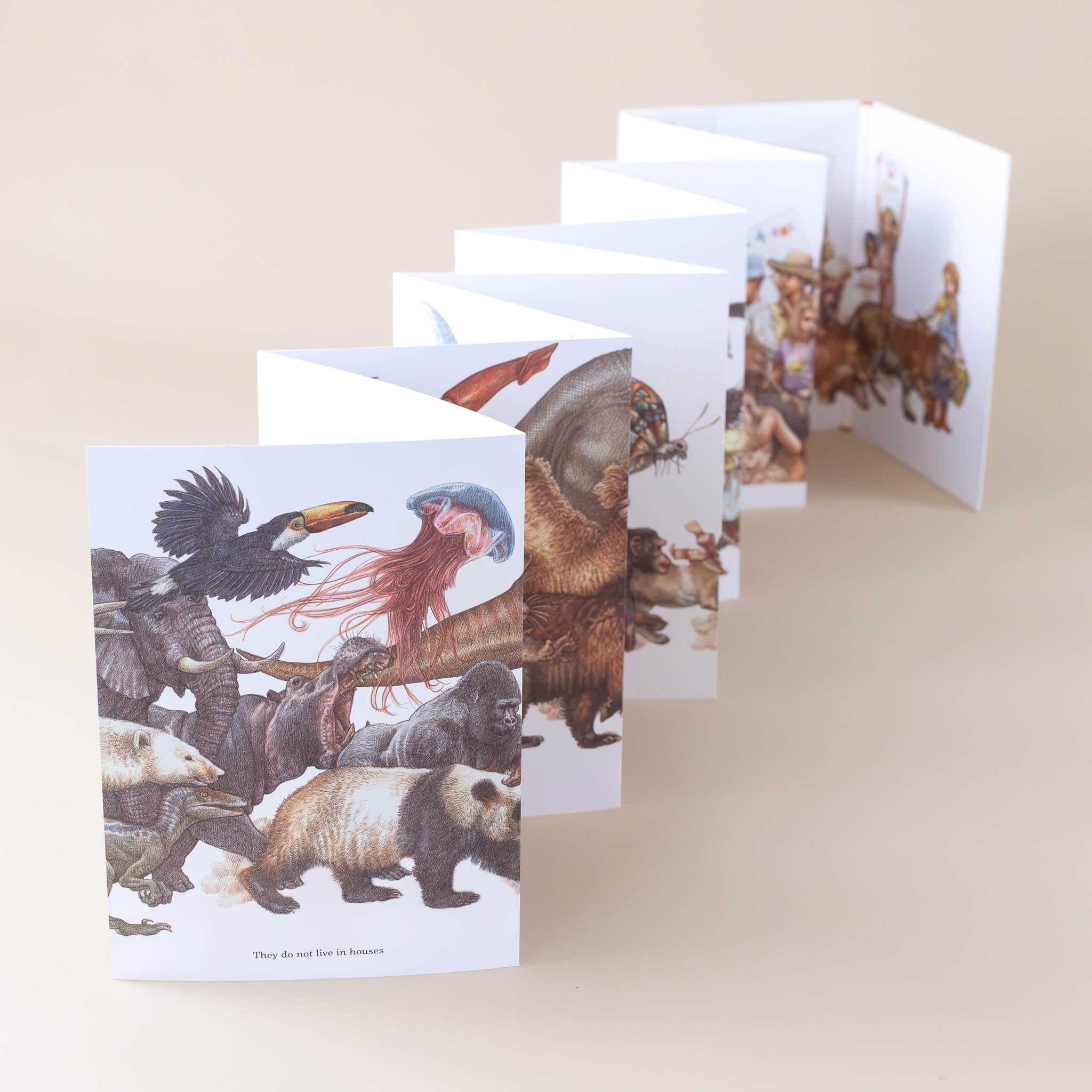 animals-on-parade-accordian-pages-of-different-animals