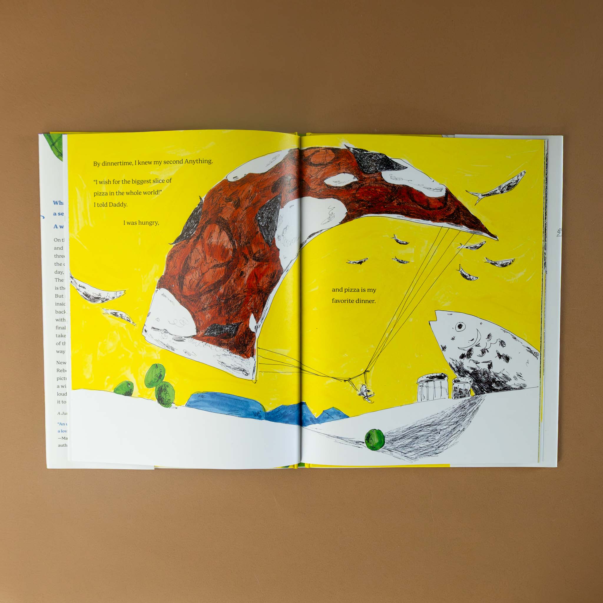 anything-illustration-of-a-girl-using-a-pizza-slice-as-a-glider-with-text