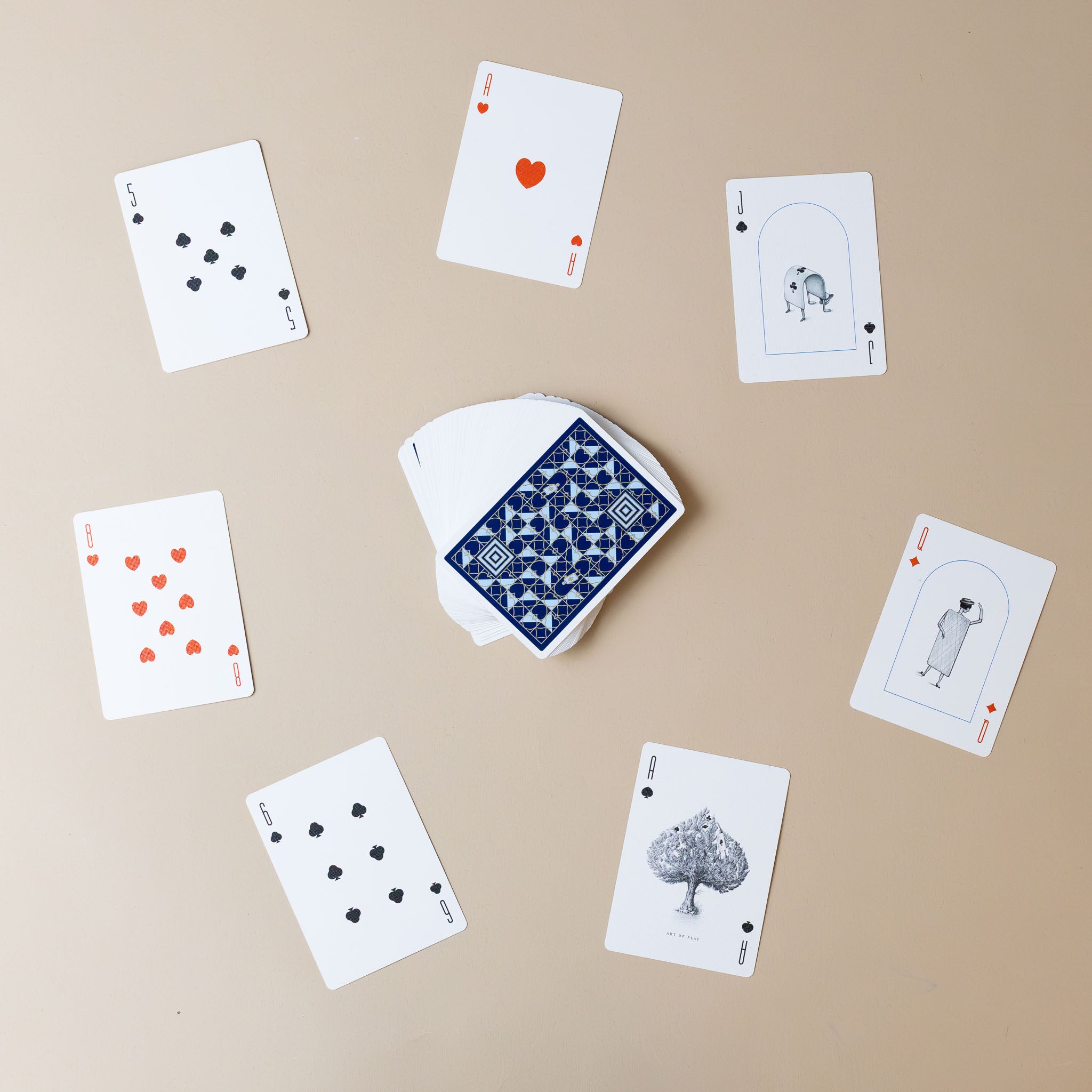 blue-geometric-pattern-artisan-playing-cards-curious-wonders-example-of-card-faces