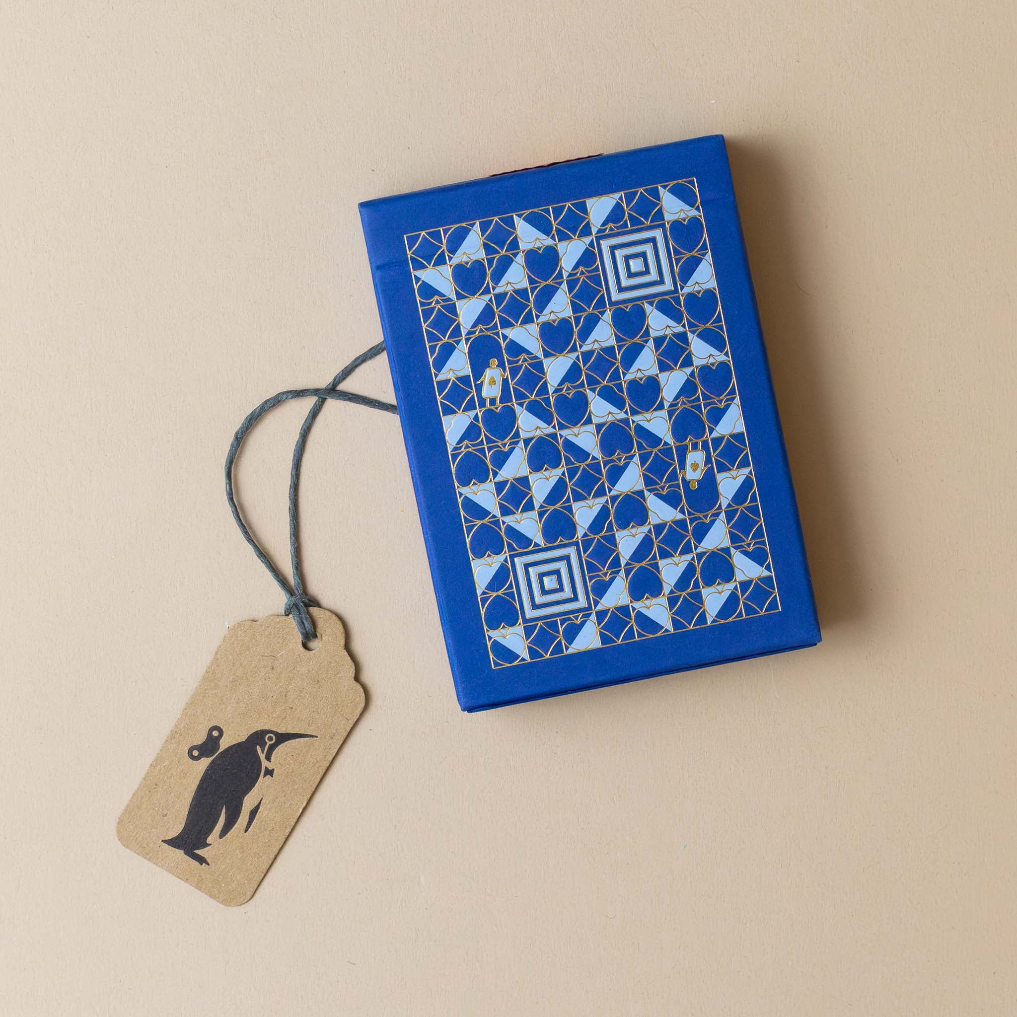 blue-geometric-pattern-artisan-playing-cards-curious-wonders