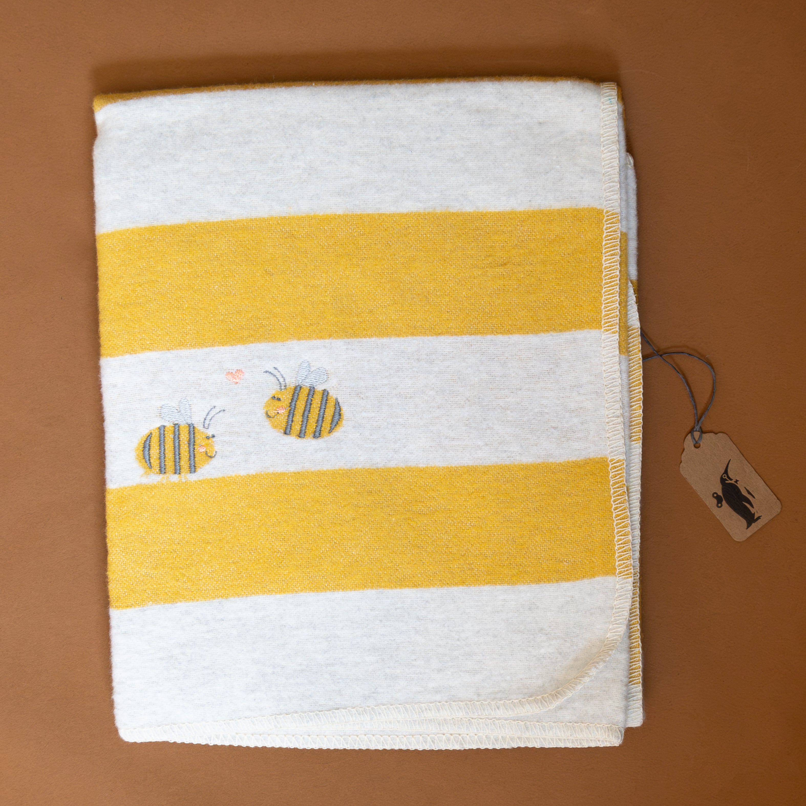 Analyzing image baby-blanket-embroidered-bumblebee-embroidered-with-a-pink-heart-and-blanket-stitched-edge