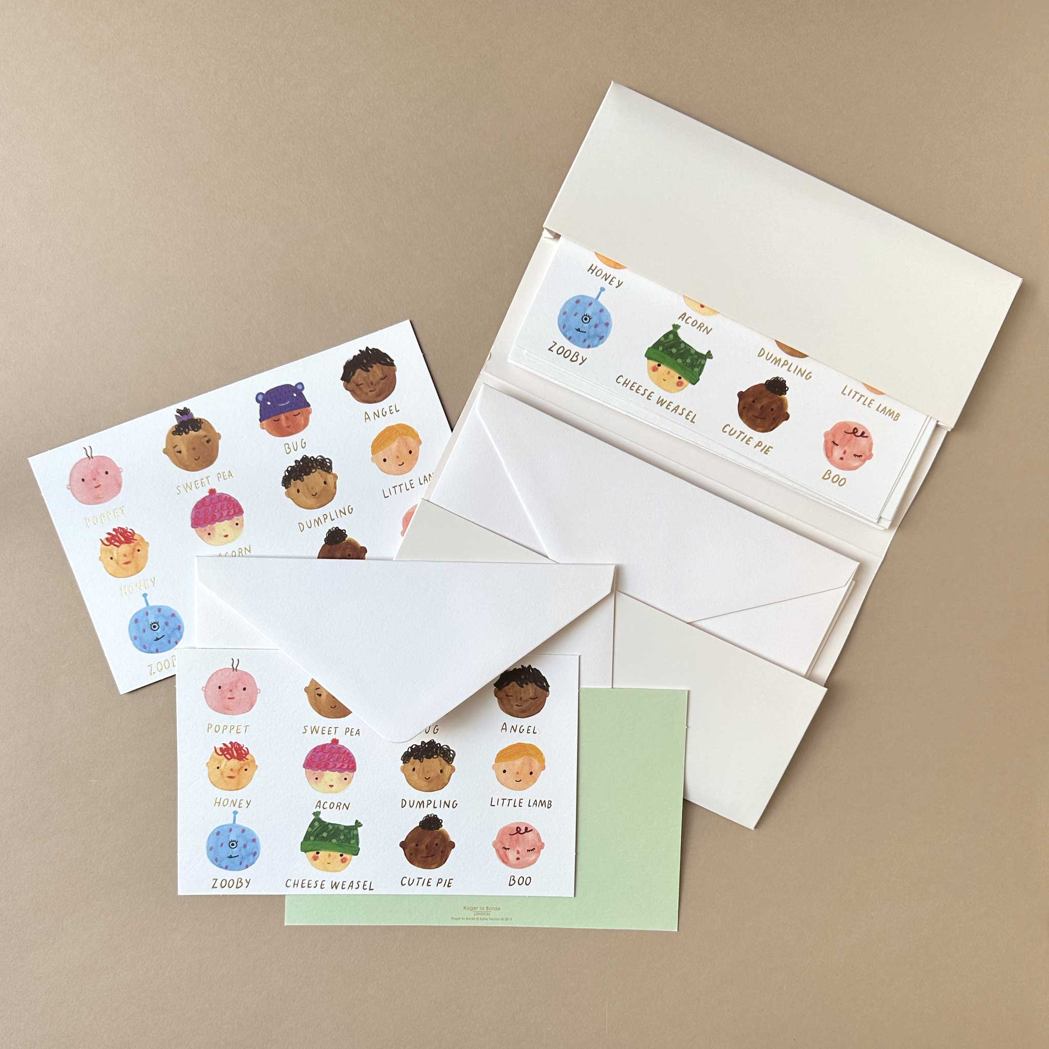 Correspondence Card Kit | Baby Face
