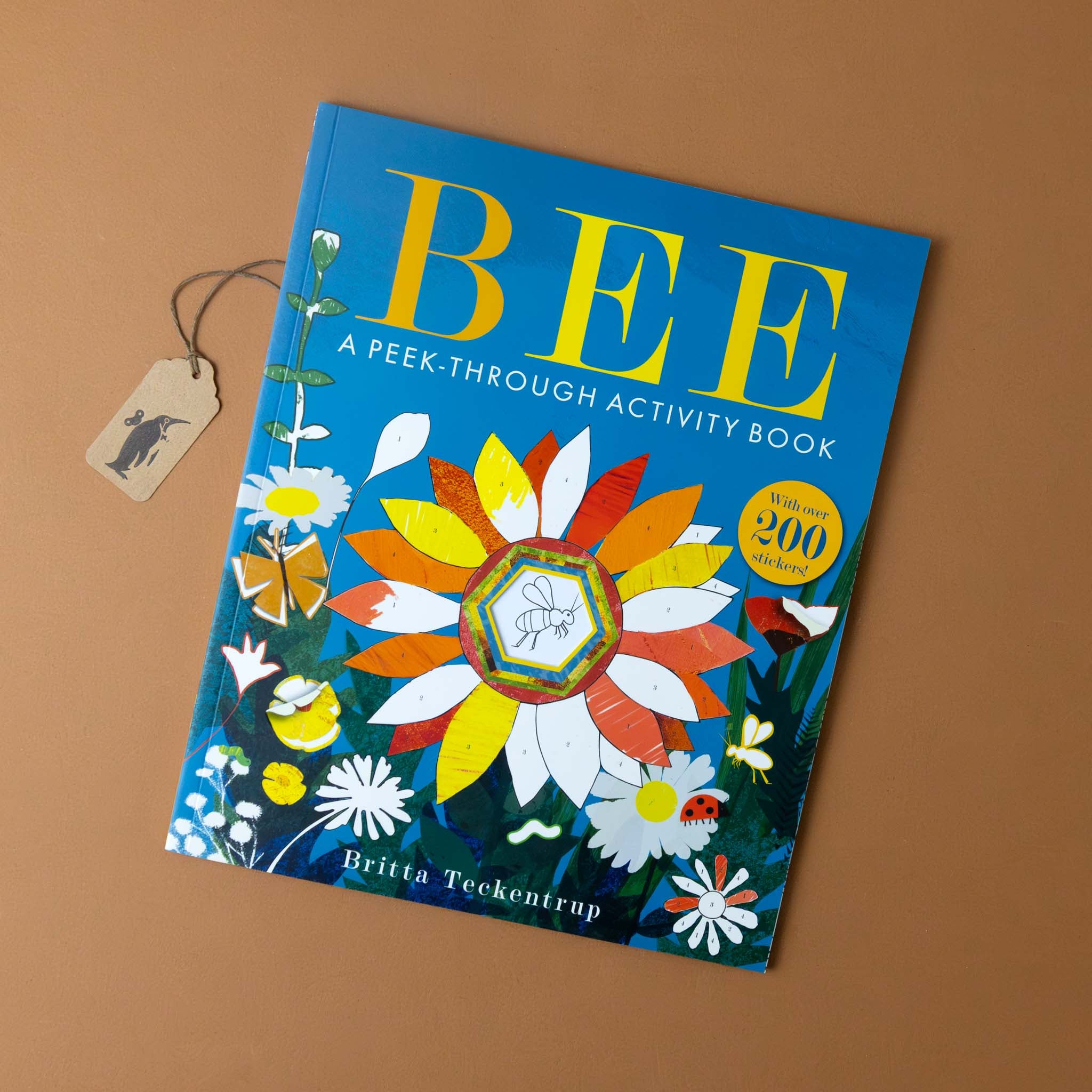 bee-a-peek-through-activity-book-cover-with-bright-coolorful-flowers-and-bee-at-the-center