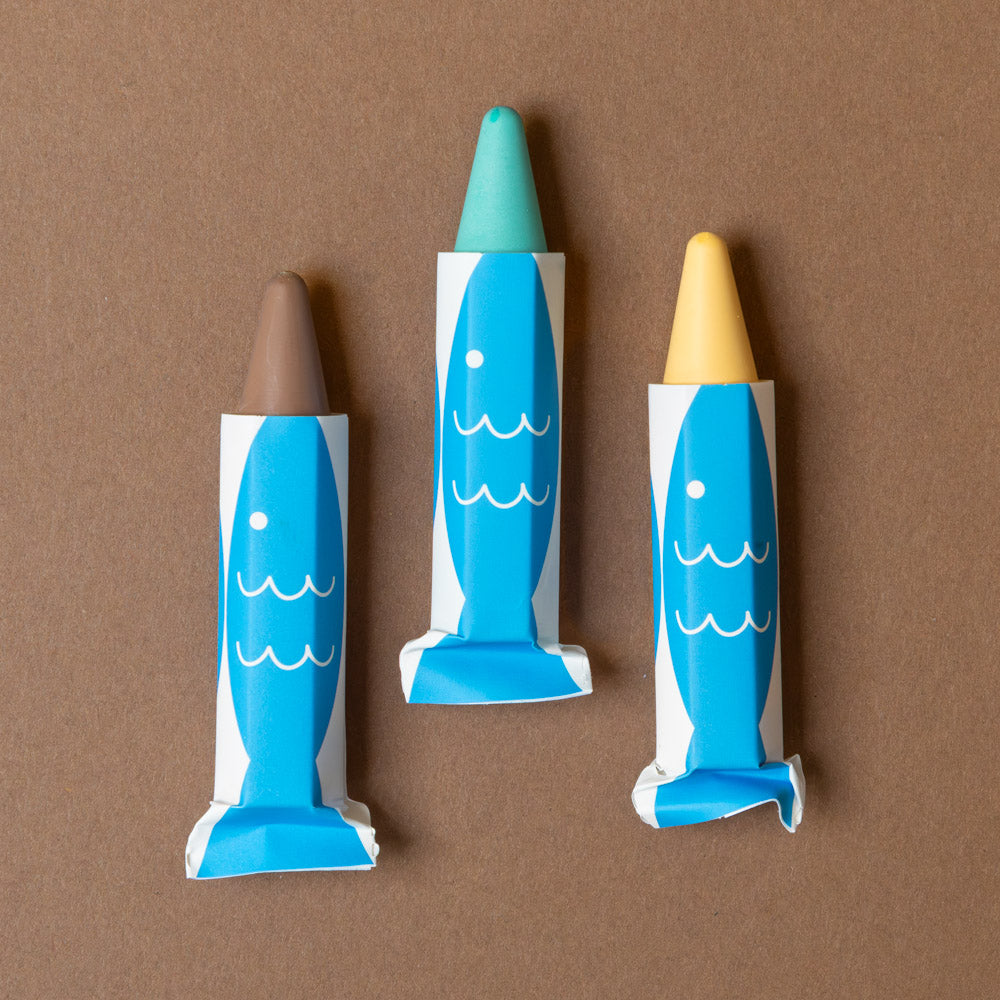 buttery-soft-rice-wax-bath-crayons--3pc-turtle green yellow -brown