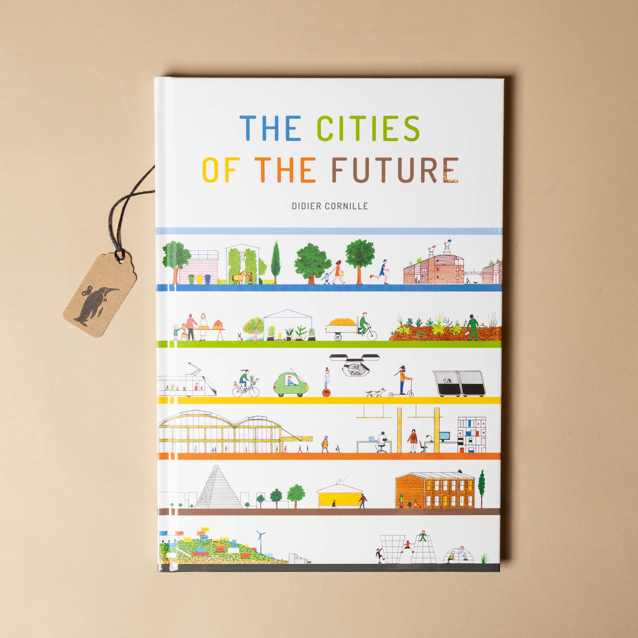 cities-of-the-future-book-cover-with-illustration-of-various-cityscapes