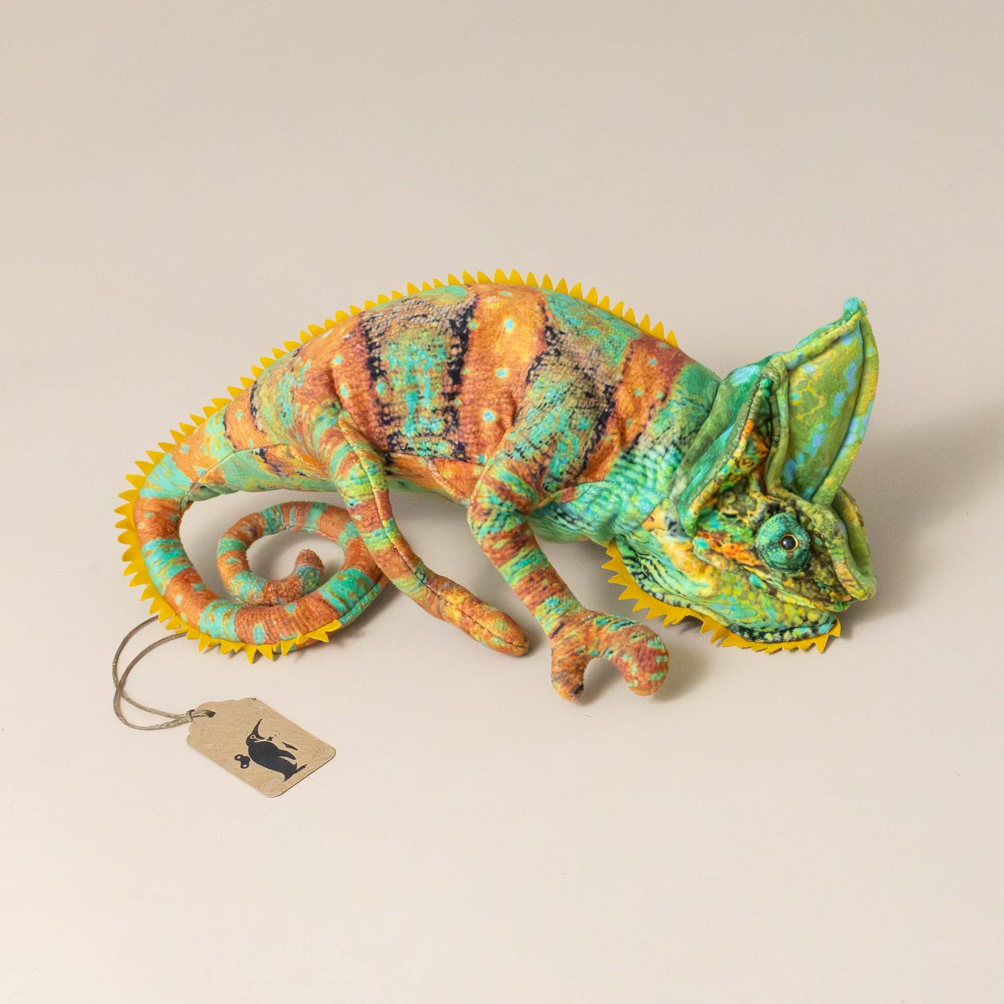 colorful-green-orange-little-chameleon-hand-puppet
