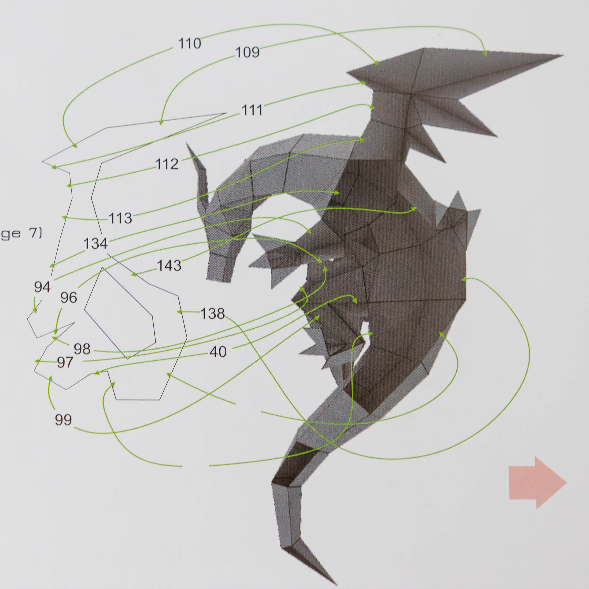 create-your-own-3-d-origami-dragon-wall-art-kit-illustration-of-how-to-fold