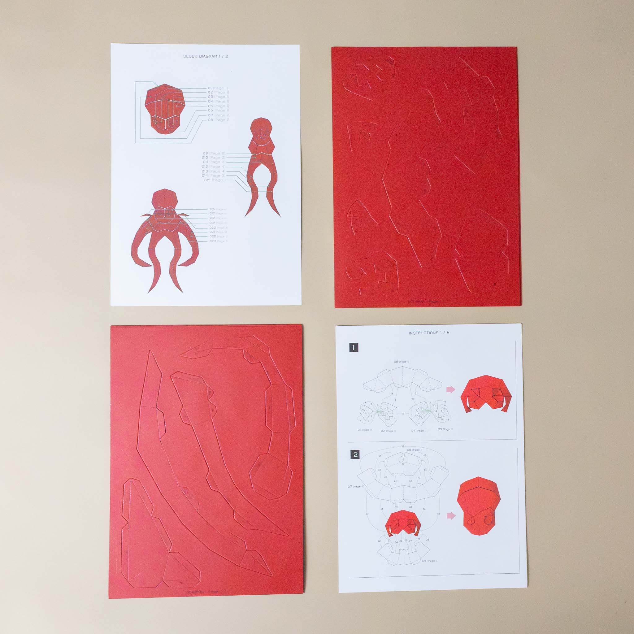 create-your-own-3-d-origami-red-octopus-wall-art-kit
