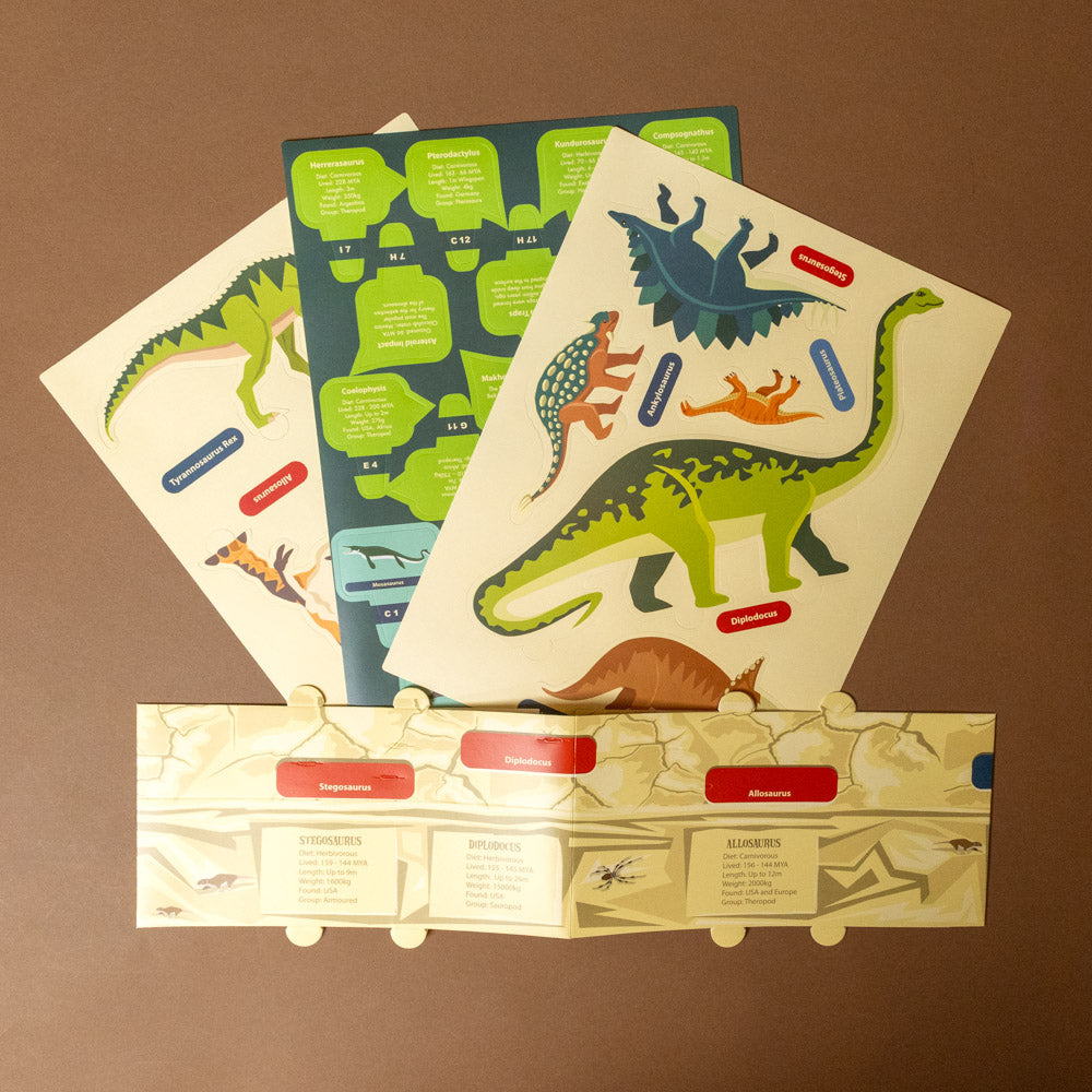 Create Your Own Dinosaur Timeline and World Map