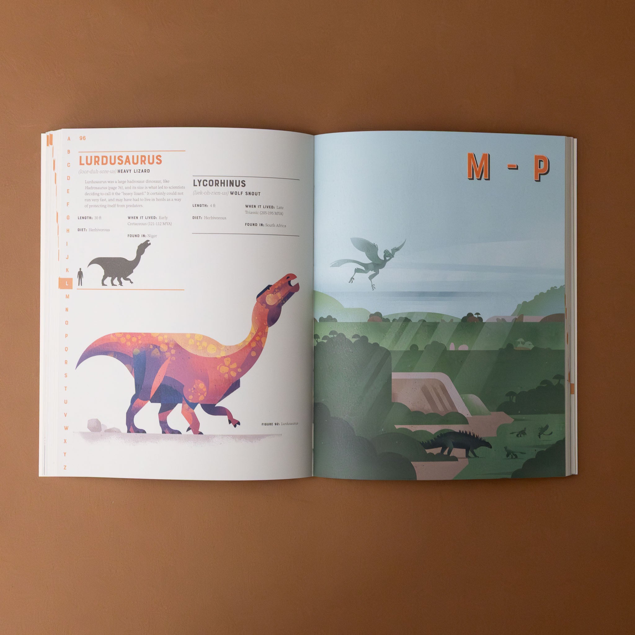 dictionary-of-dinosaurs-interior-illustration-and-text-on-ludusauruas