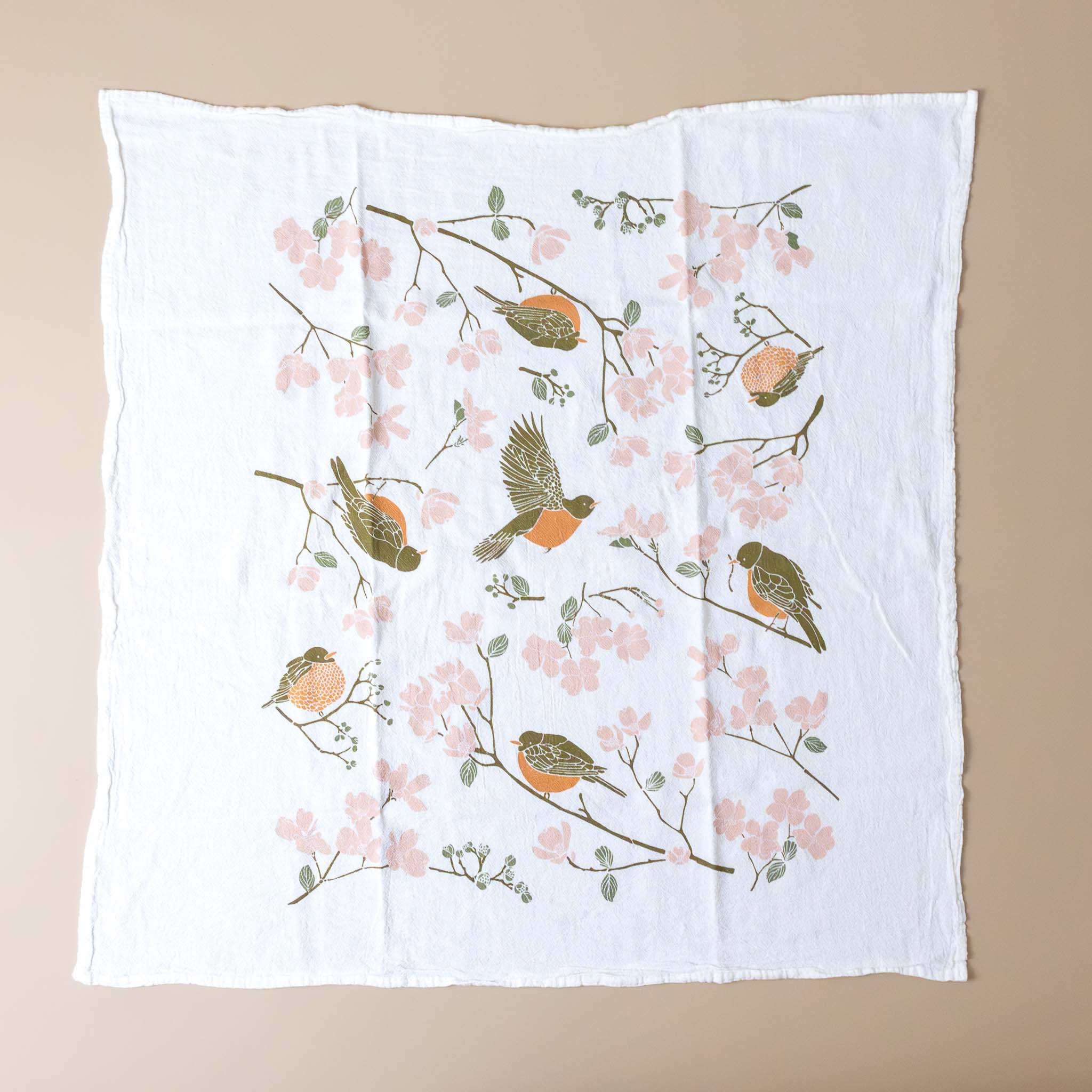 early-bird-kitchen-towel-robin-and-pink-flowering-tree-full-towel
