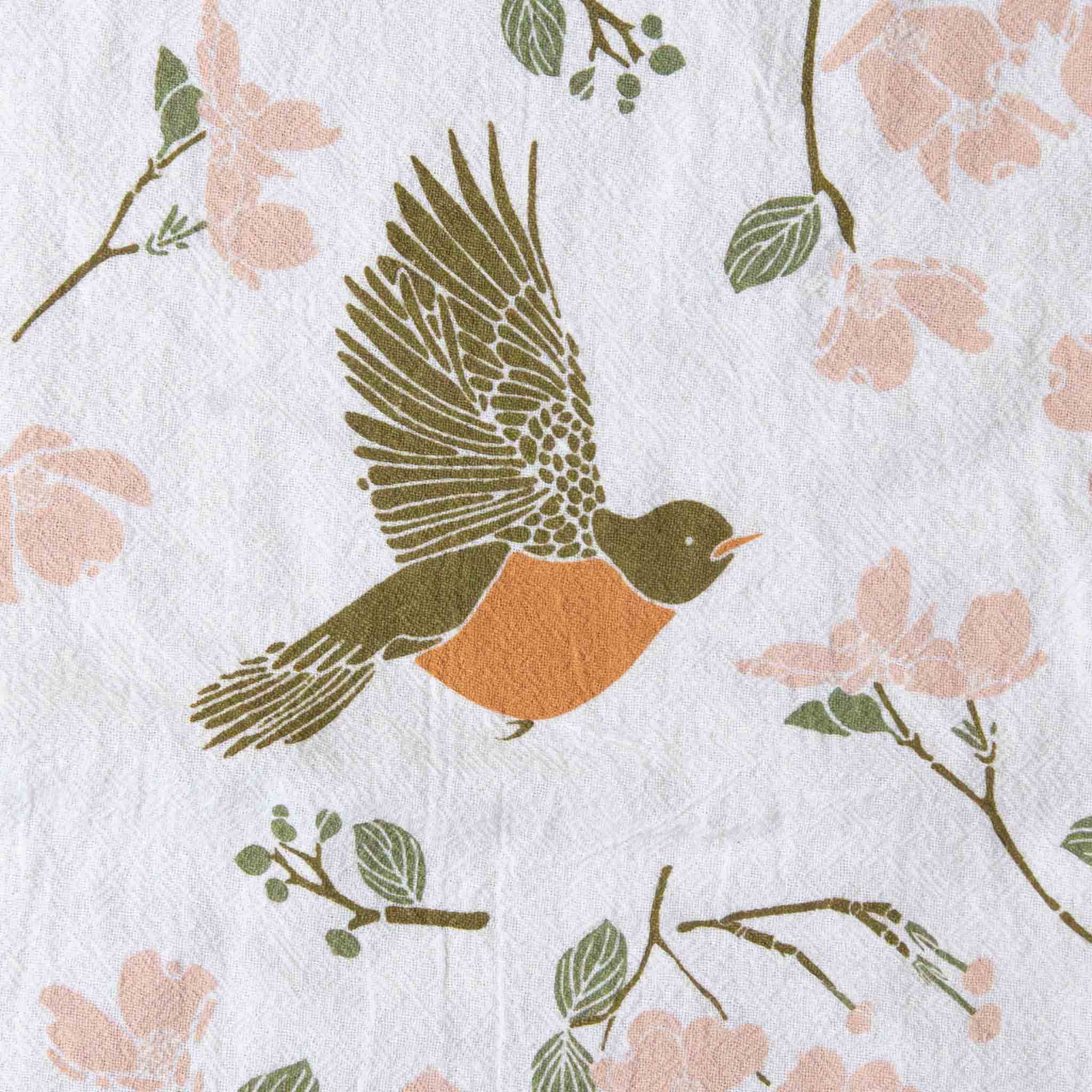 early-bird-kitchen-towel-robin-and-pink-flowering-tree