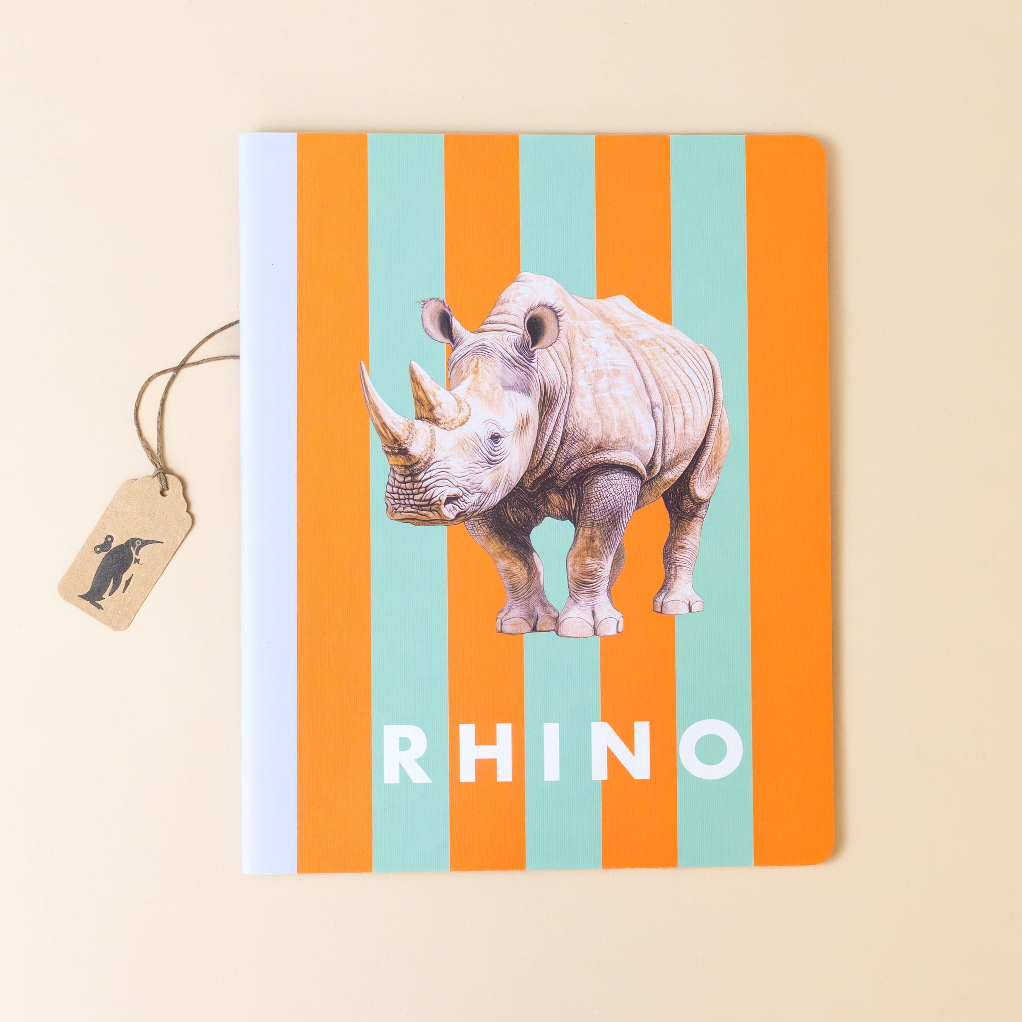 exercise-notebook-rhino-orange-aqua-stripe-cover