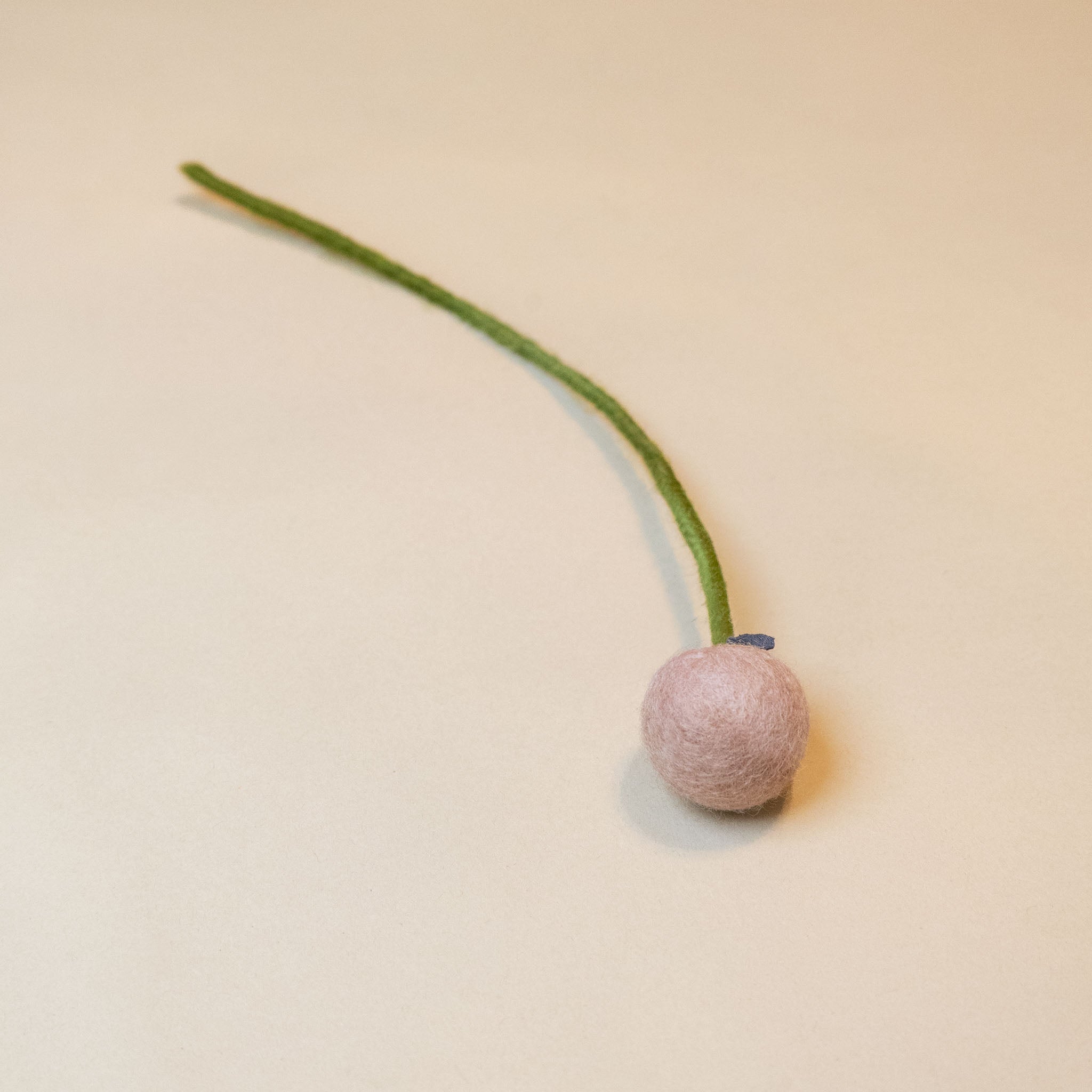 Felt Pom Flower | Blush
