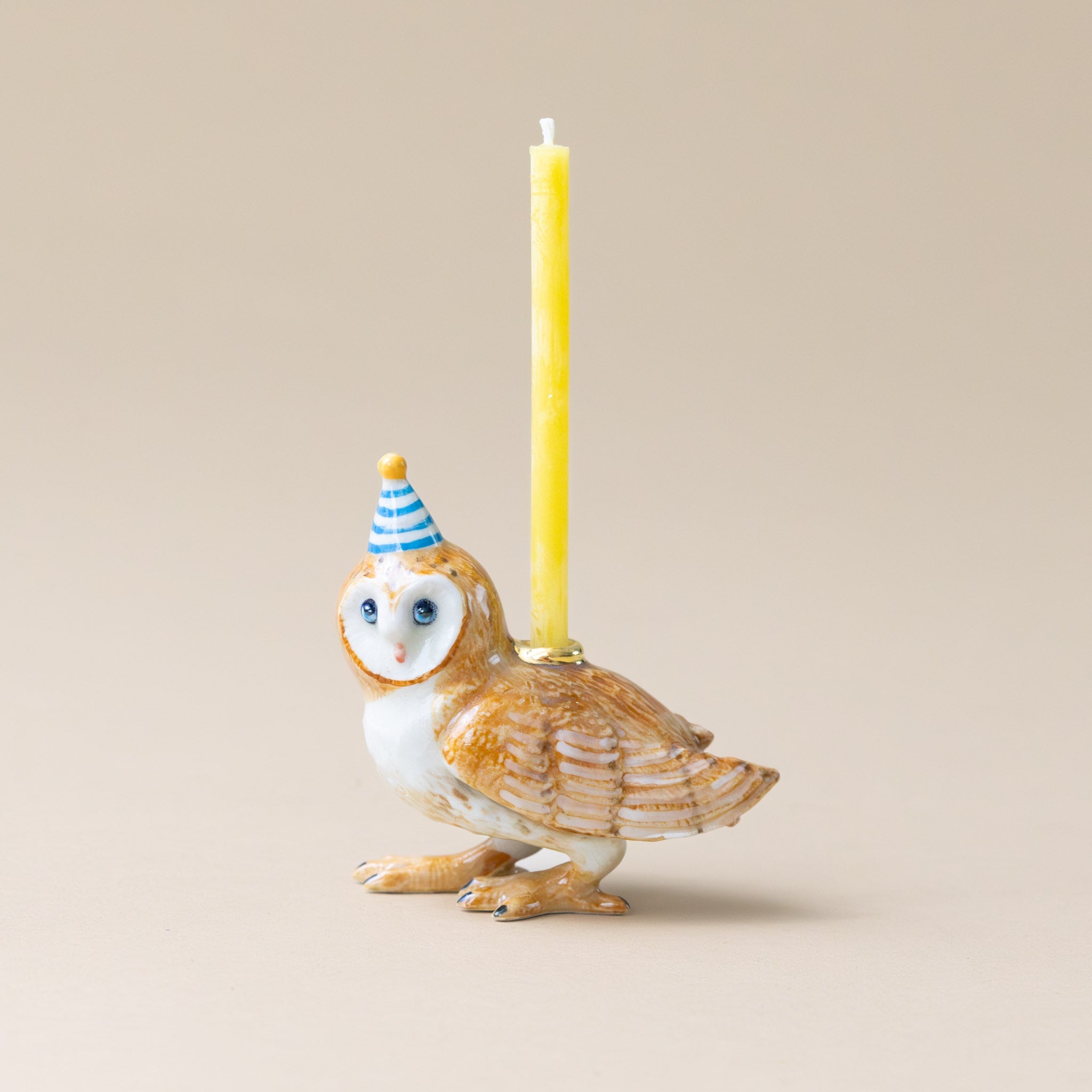 heirloom-porcelain-cake-topper-barn-owl-with-candle