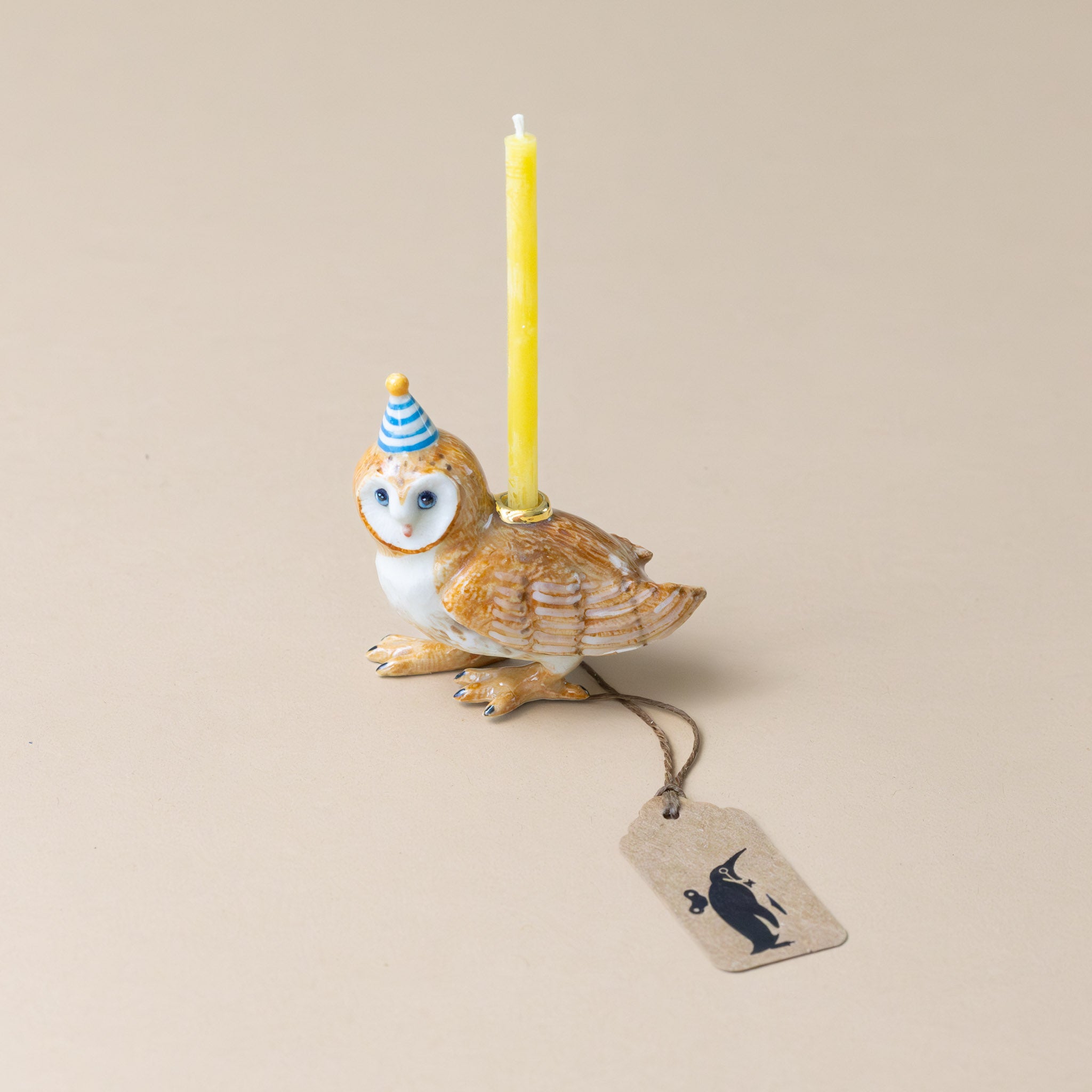 heirloom-porcelain-cake-topper-barn-owl-with-candle