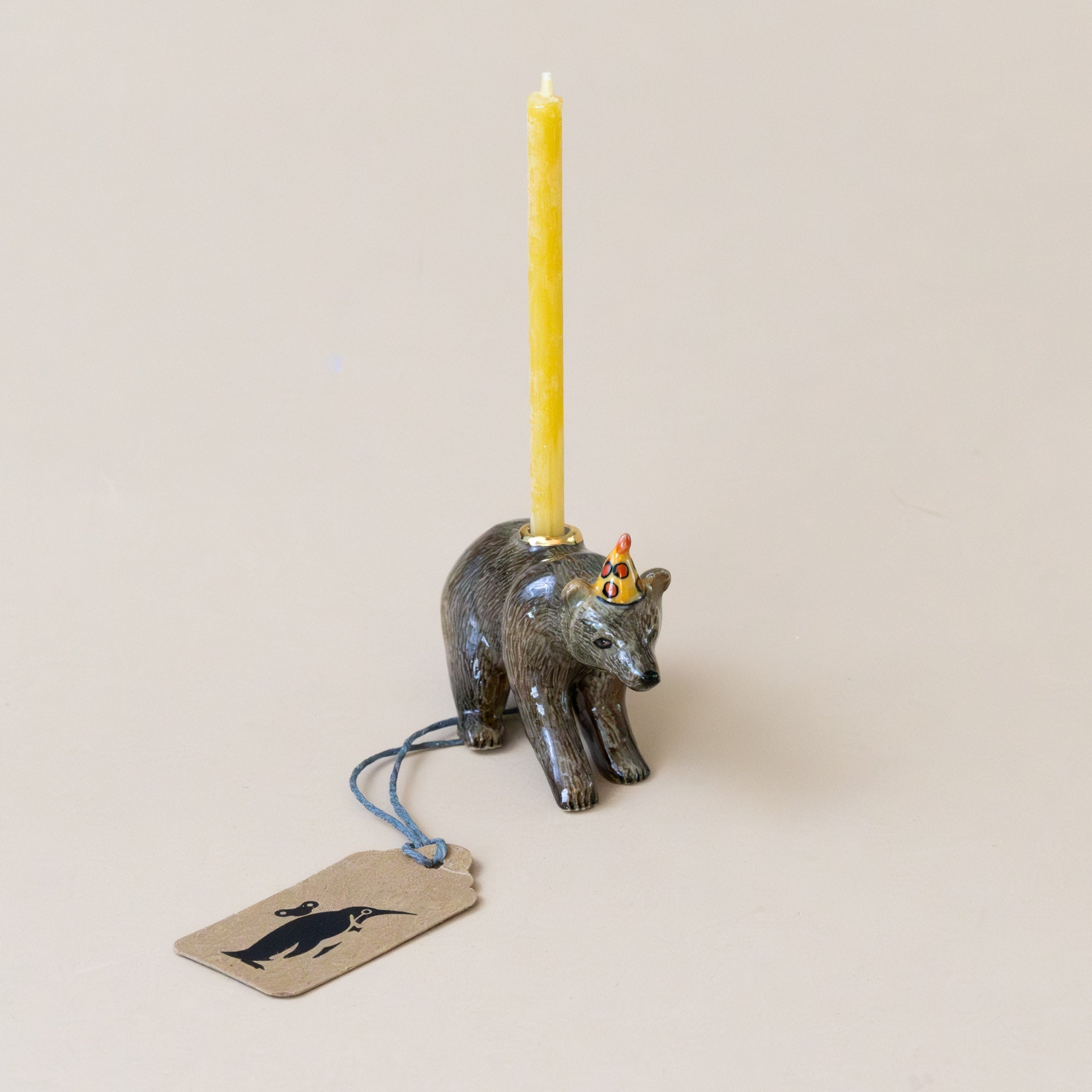 heirloom-porcelain-cake-topper-brown-bear-and-candle