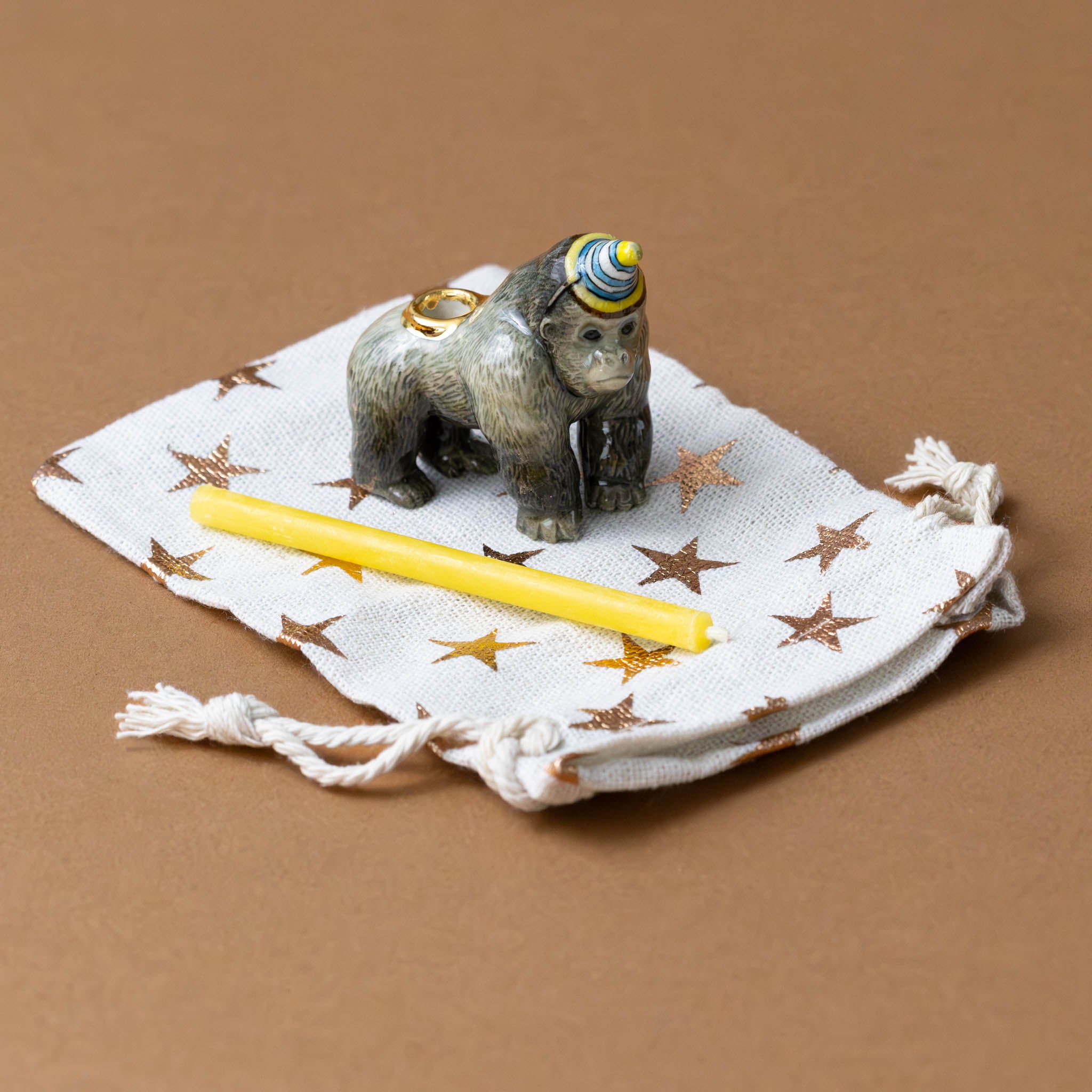 Heirloom Porcelain Cake Topper | Gorilla