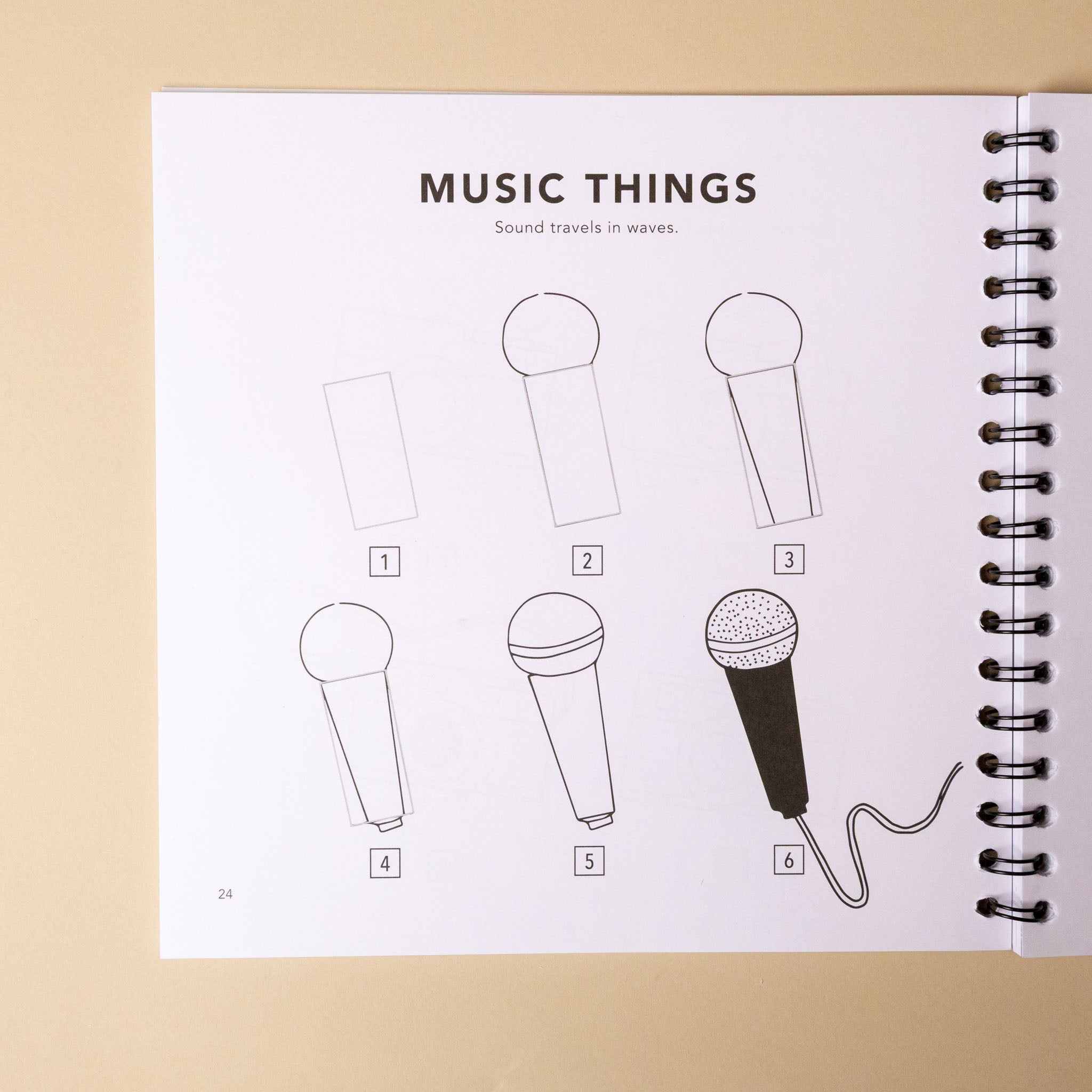 how-to-draw-all-the-things-for-kids-spiral-bound-microphone