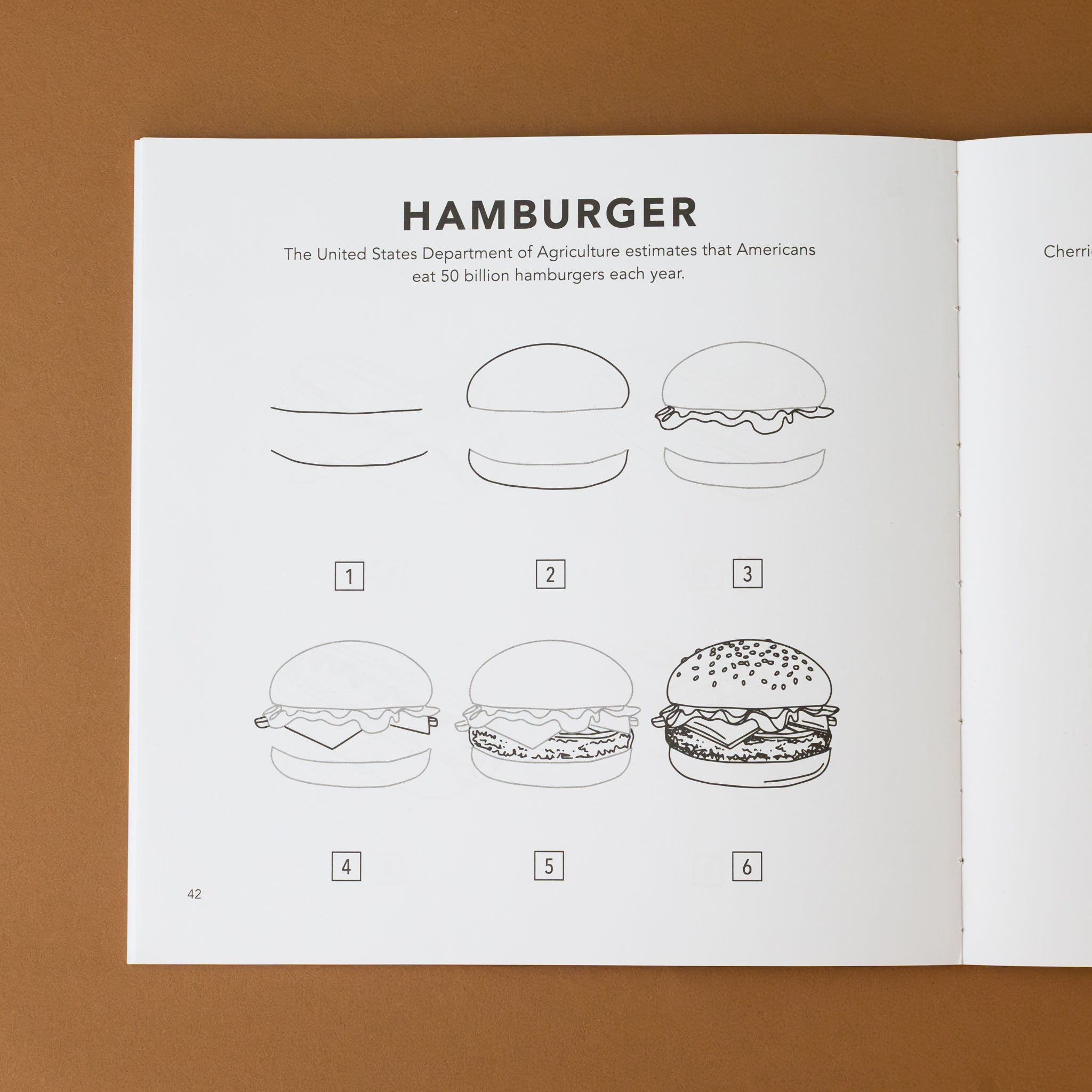 how-to-draw-summer-things-for-kids-book-hamburger