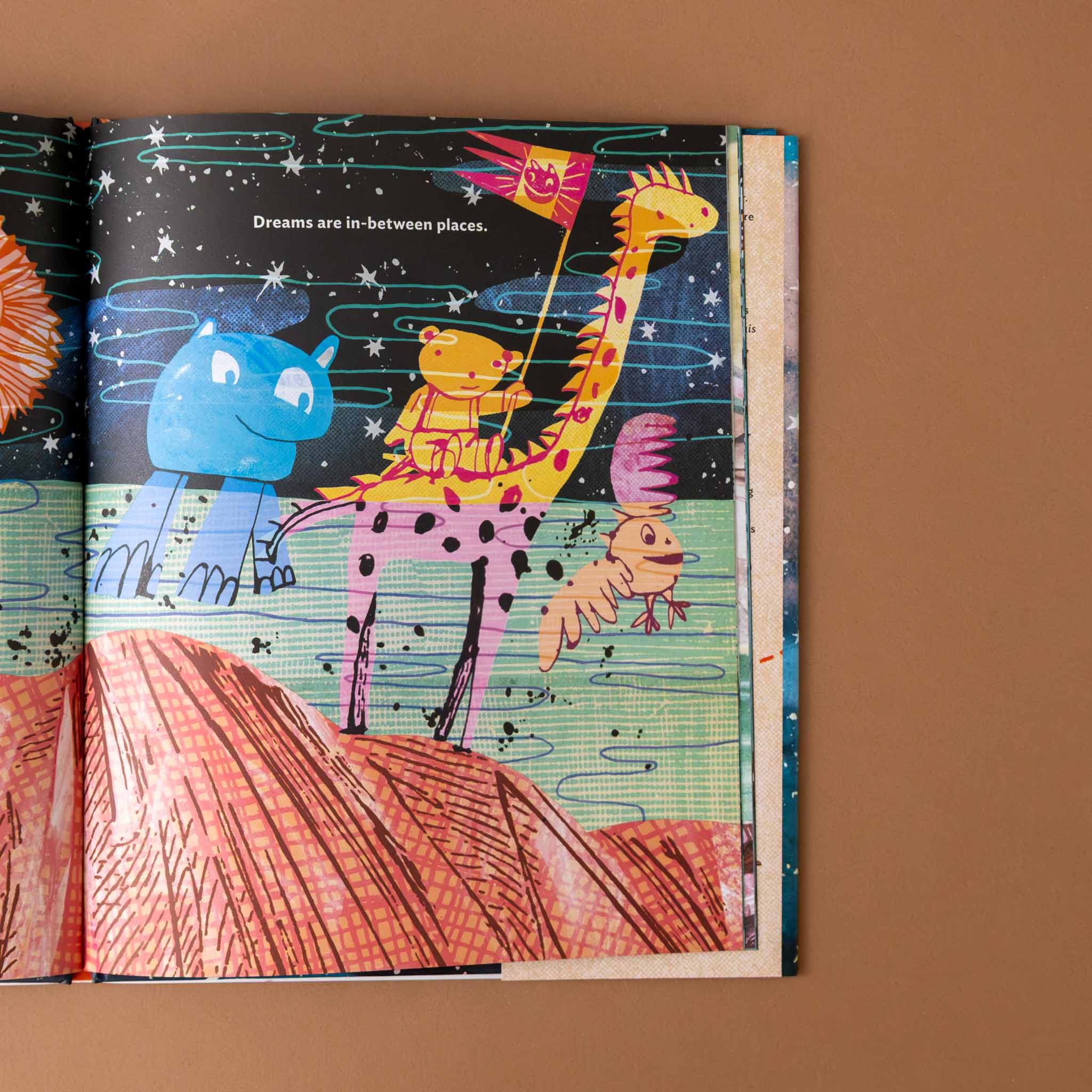 in-between-places-book-illustration-of-fanciful-animals-and-monsters-in-a-unique-place-with-text-dreams-happen-in-between-places