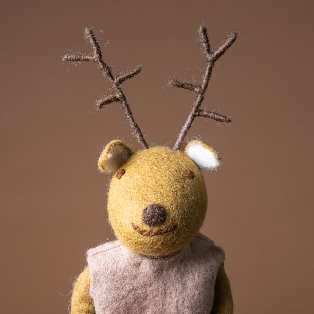 jumbo-felted-brown-deer-pink-dress-and-bowl-of-berries-face