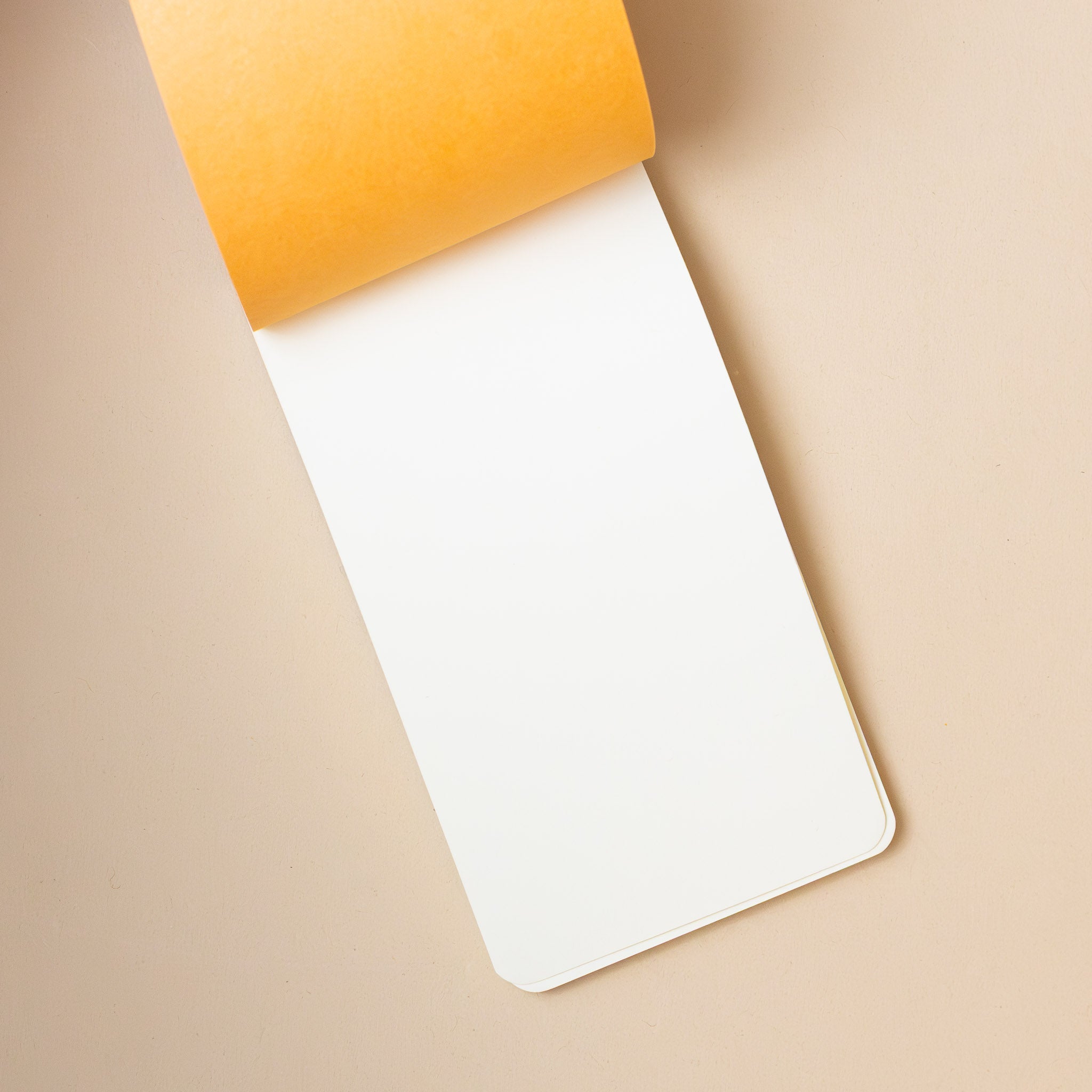 letterpress-jotter-notepad-orange-chanterelle-mushroom-blank-interior-pages