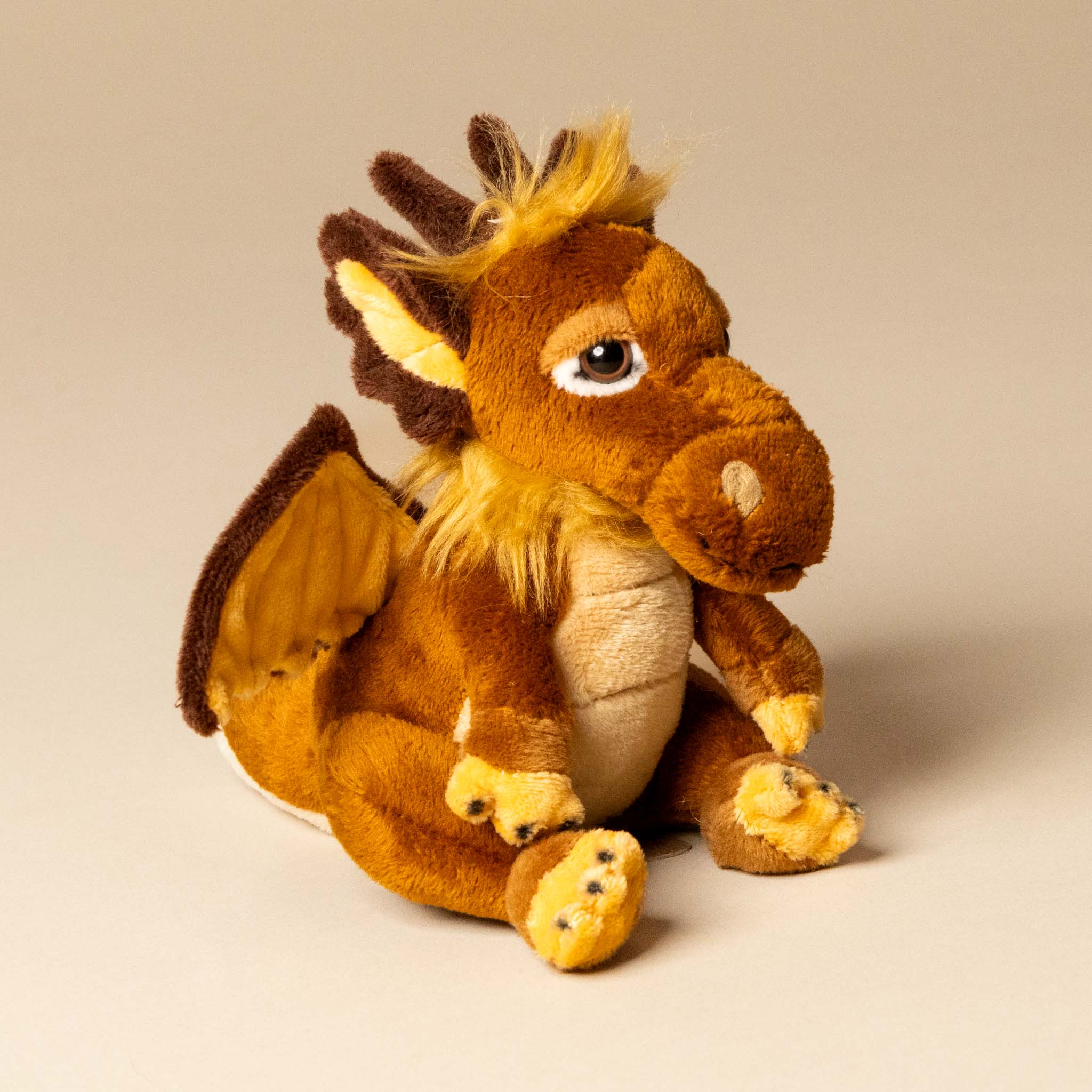 little-dragon-cub-brown-stuffed-animal-side