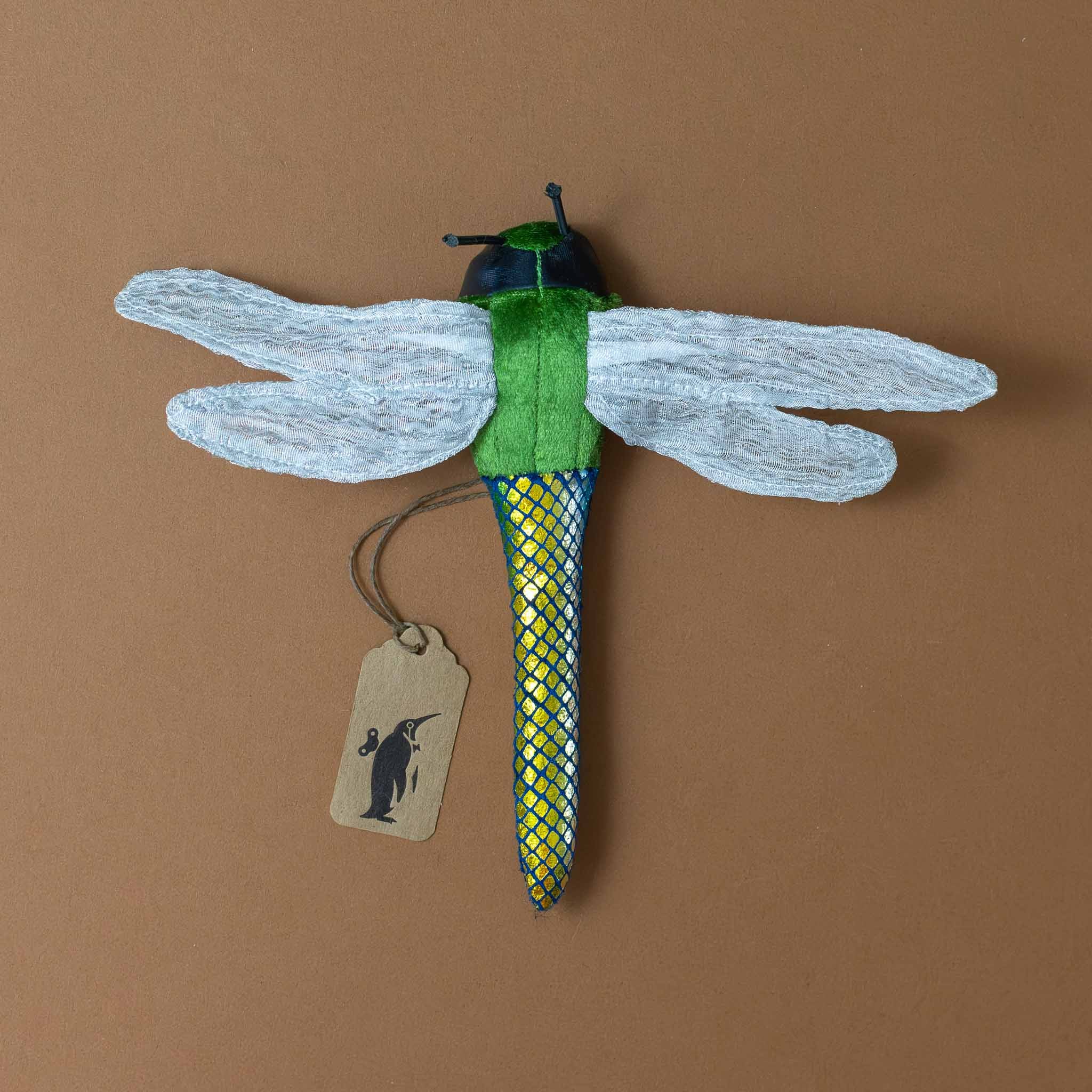 little-green-and-gold-with-white-wings-dragonfly-finger-puppet