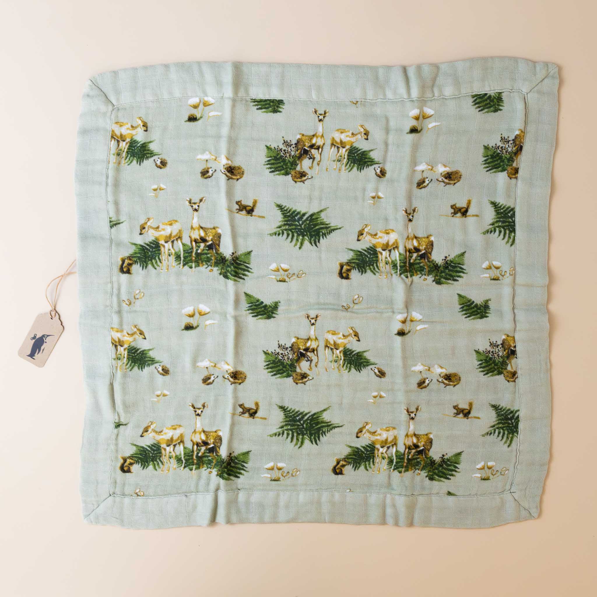 little-lovie-forest-party-green-background-with-trees-and-forest-animals