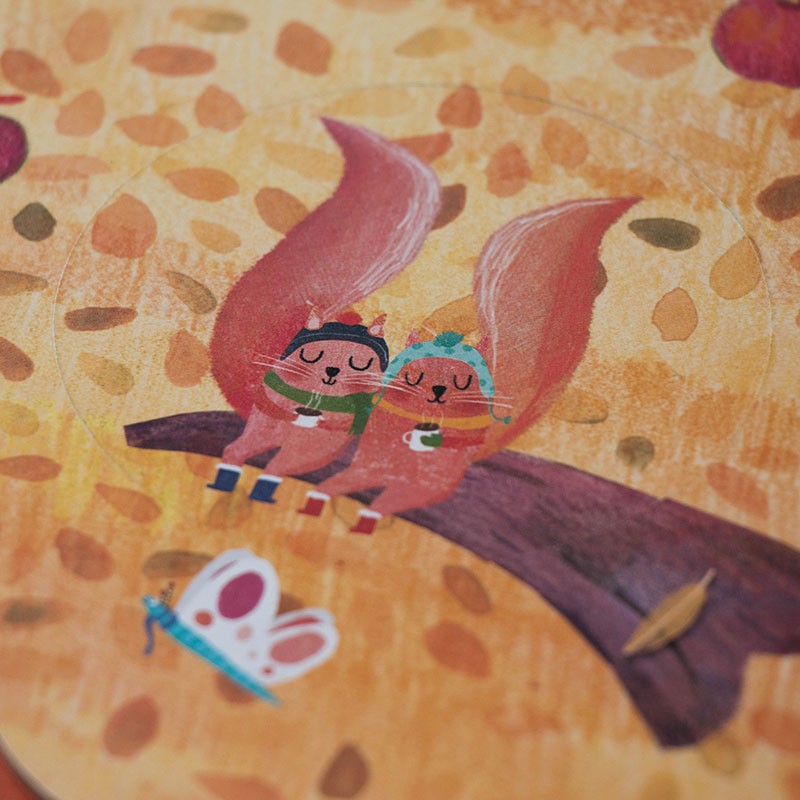 Mon Petit Pommier Double-Sided Puzzle