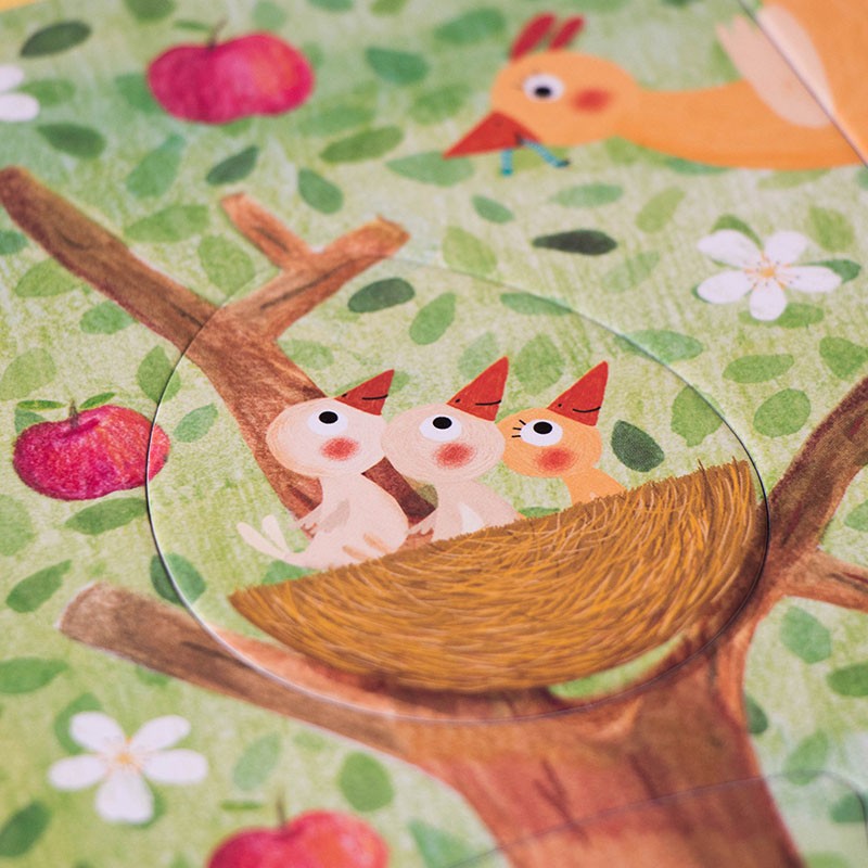 Mon Petit Pommier Double-Sided Puzzle