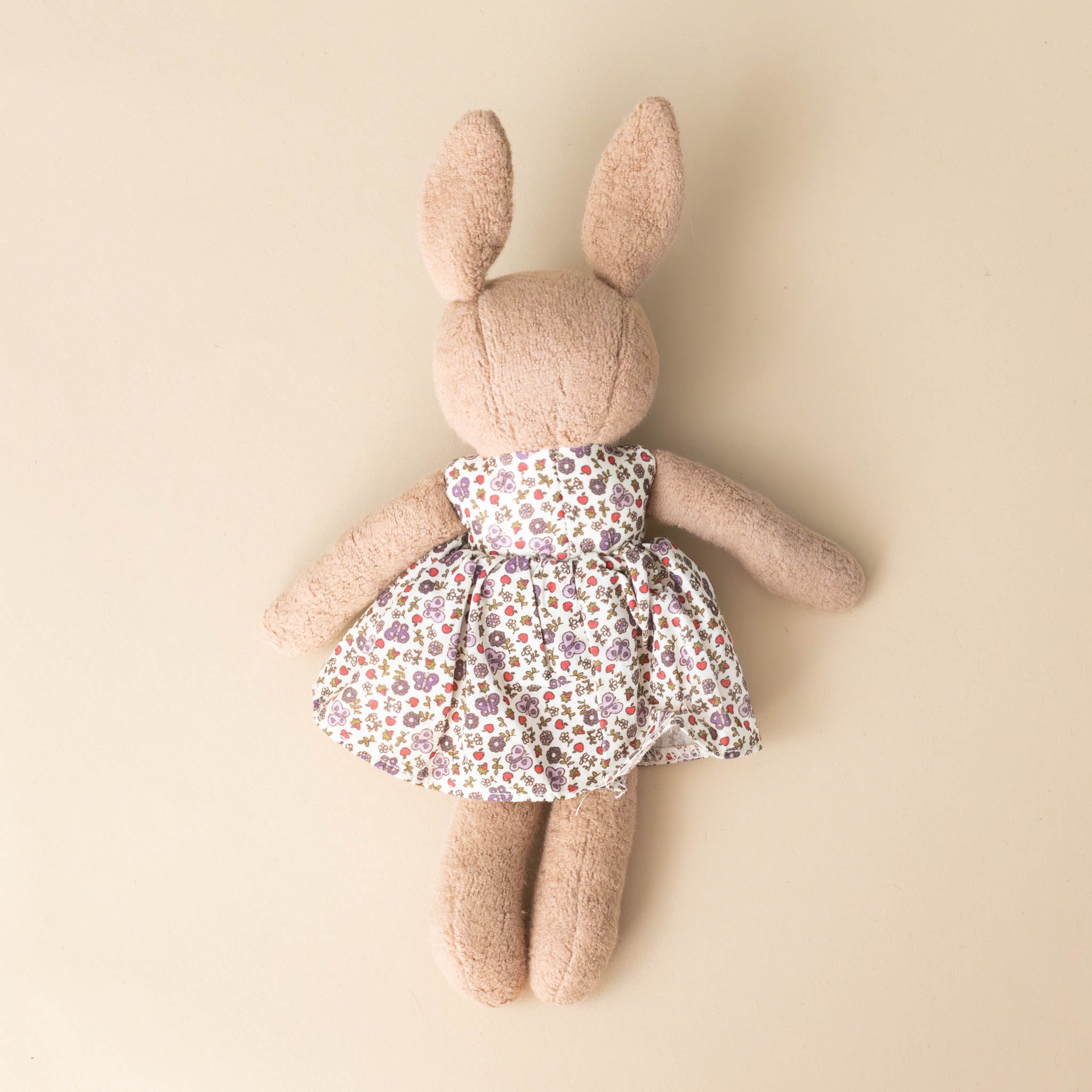 organic-cotton-bunny-friend--vintage-lavender-floral-dress-back