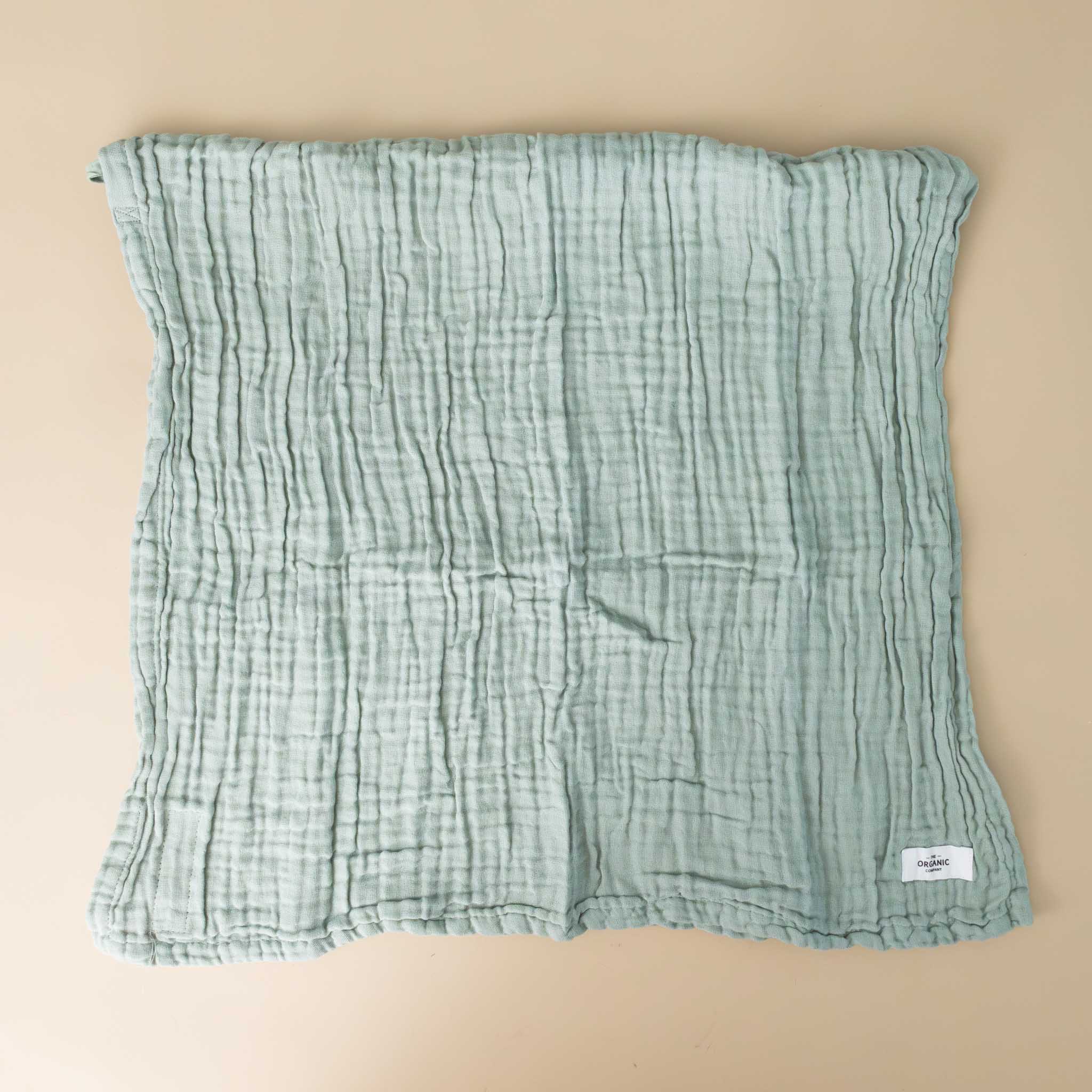 organic-cotton-muslin-hand-towel-mint-unfolded
