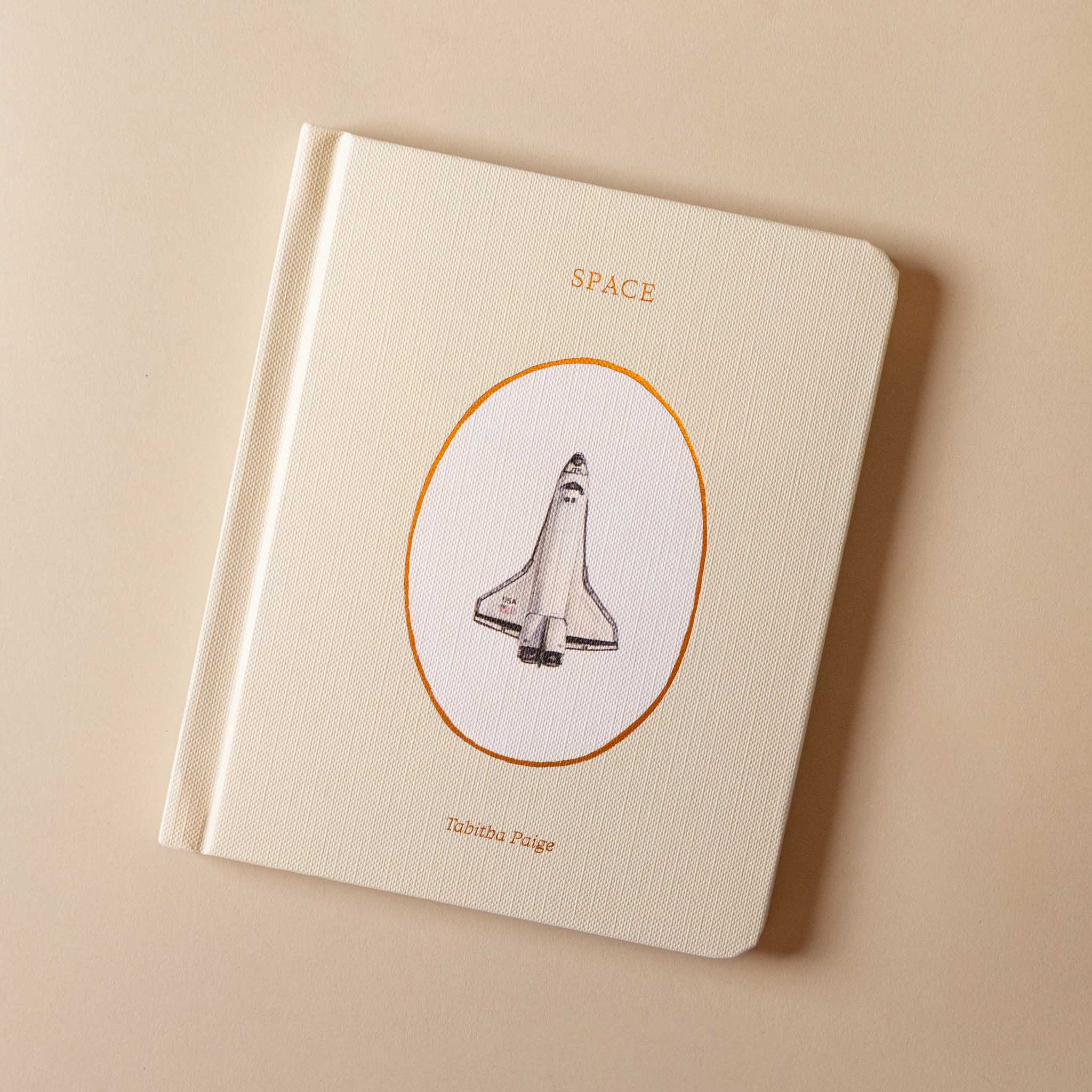 our-little-library-box-set--volume-iii-book-cover-title-space- with a space shuttle illustration on a beige background