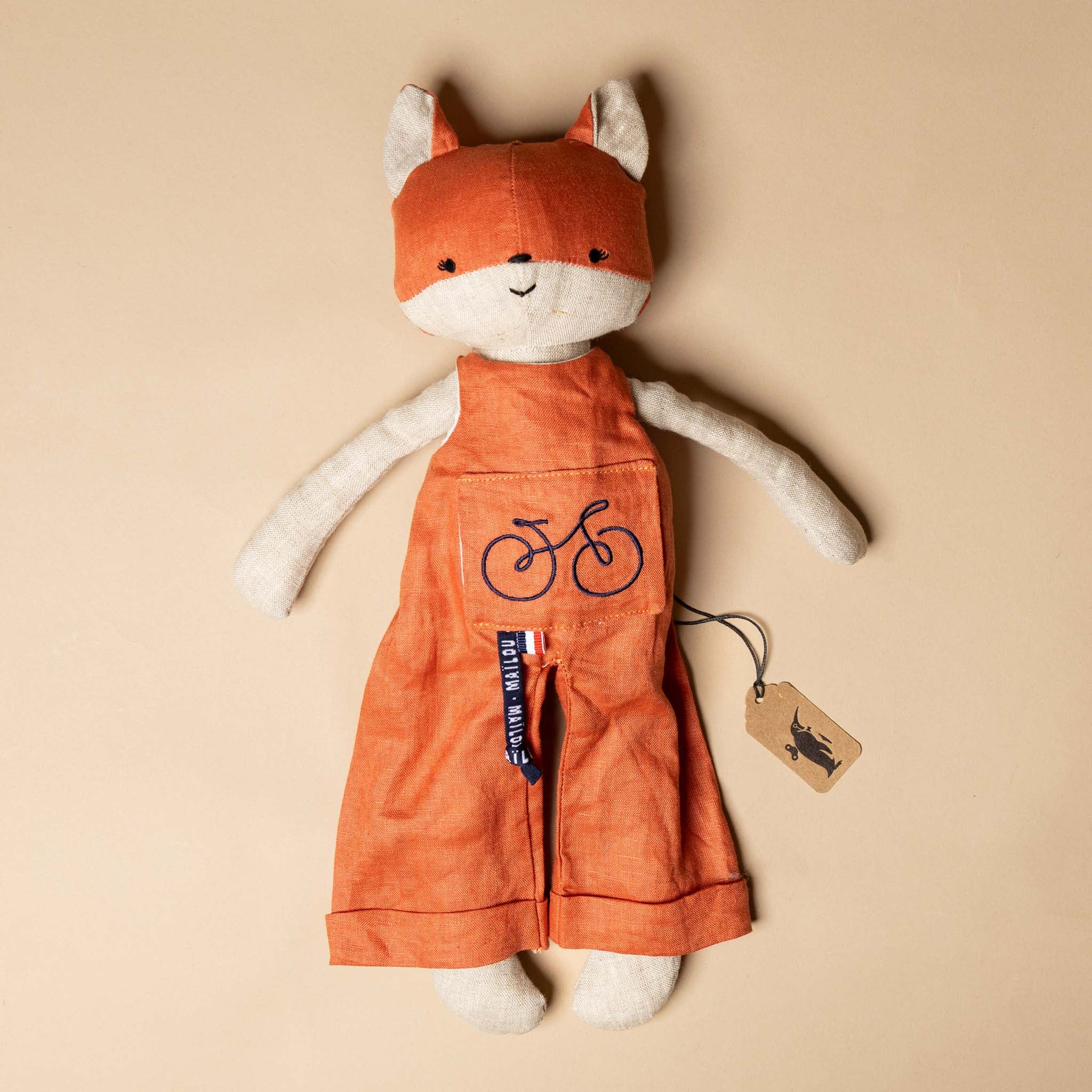 perlipopette-linen-fox-terracotta-overalls