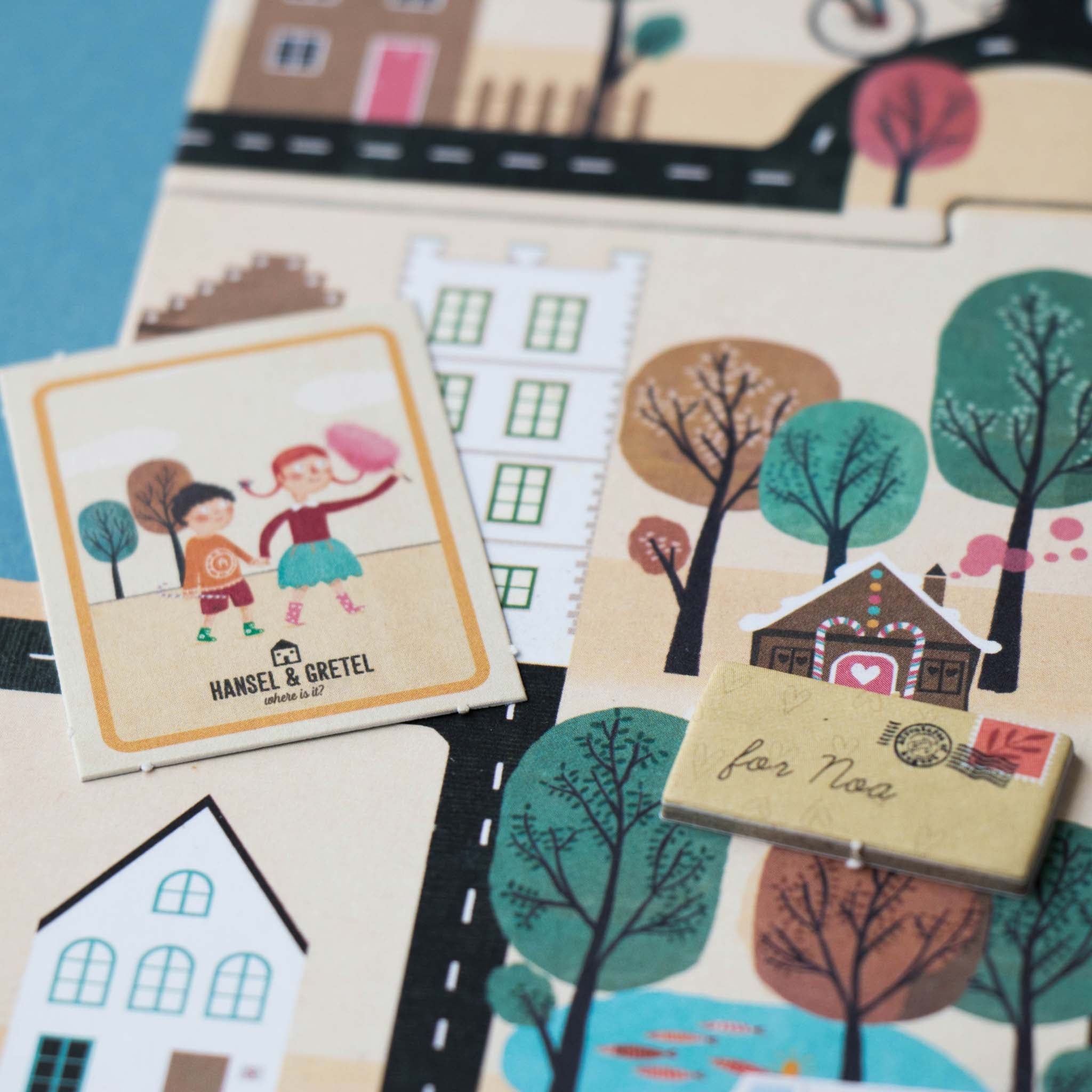 postman-pocket-game-letter-and-envelope-delivered-to-hansel-and-gretel's-house