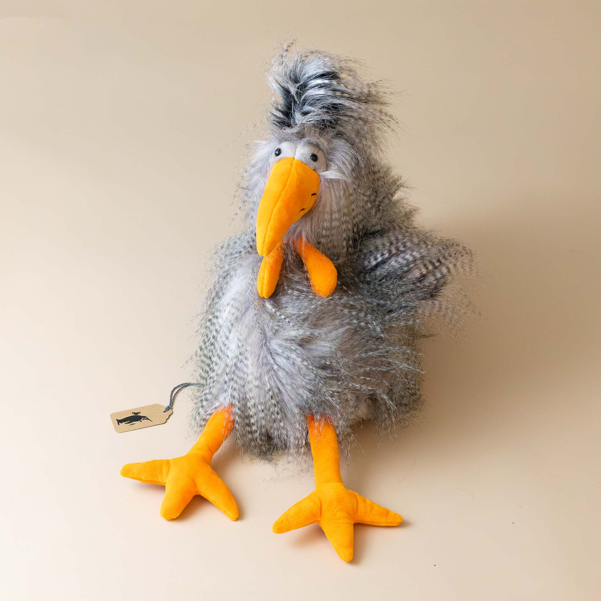roost-boost-rooster-grey-plume-with-orange-beak-and-feet