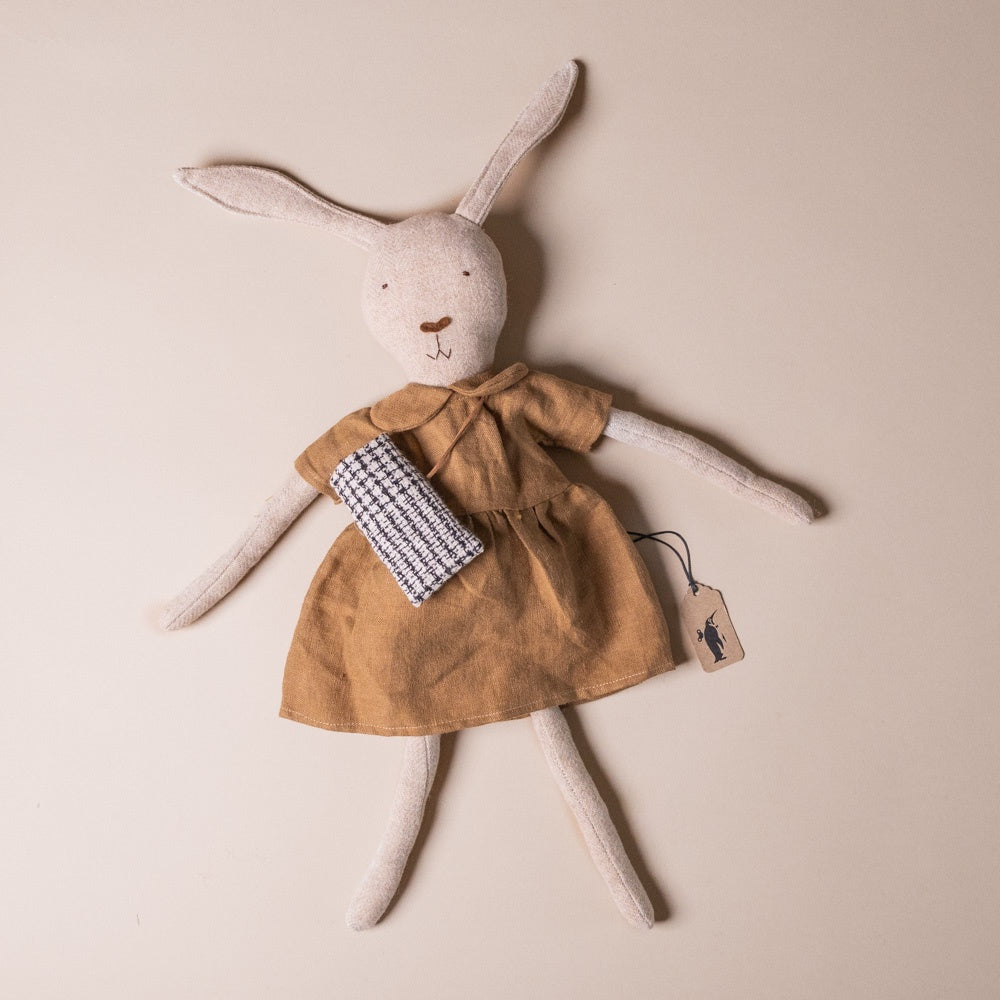 ruthie-the-rabbit-almond-linen-gather-dress-stuffed-animal-with-satchel