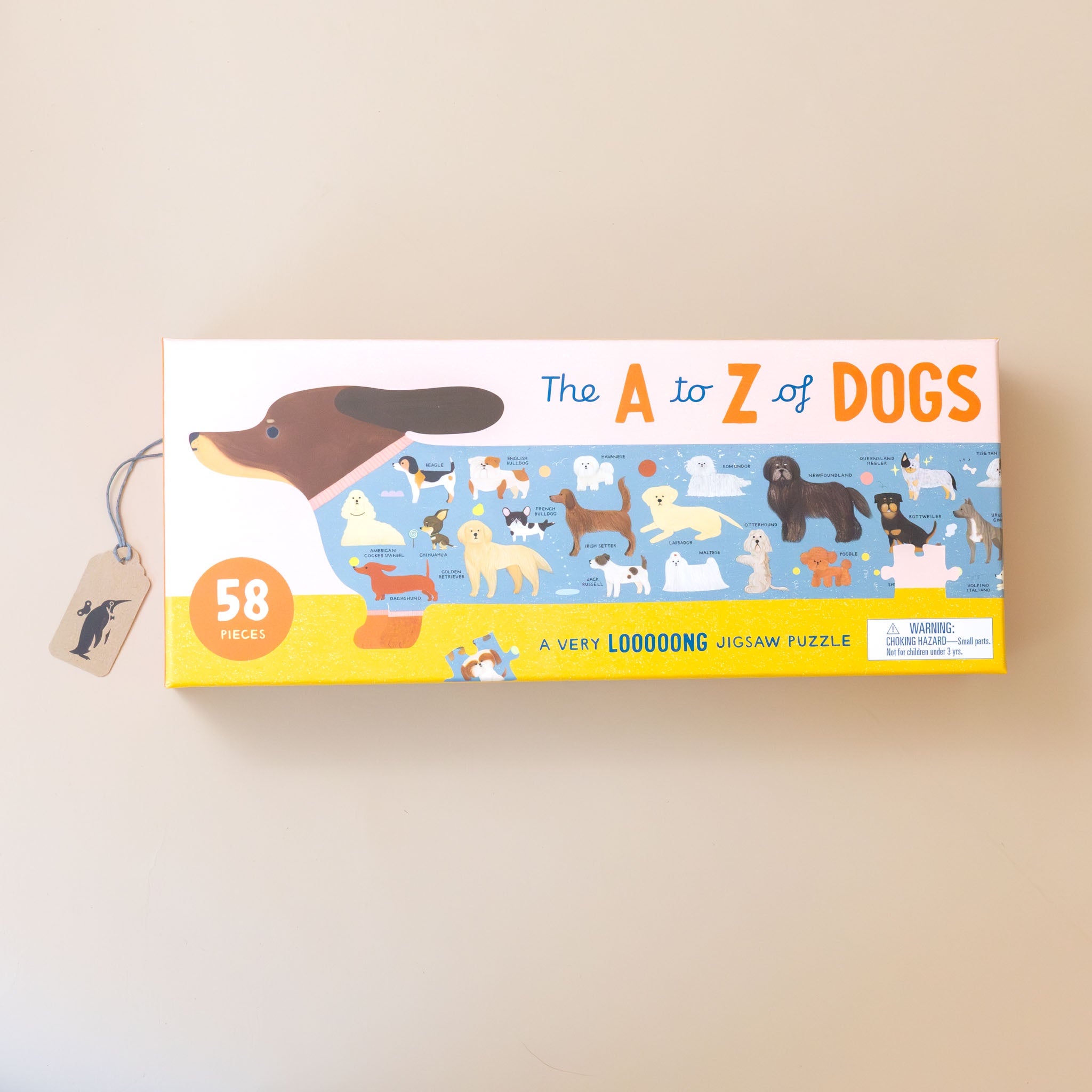 The A to Z of Dogs 58pc Puzzle