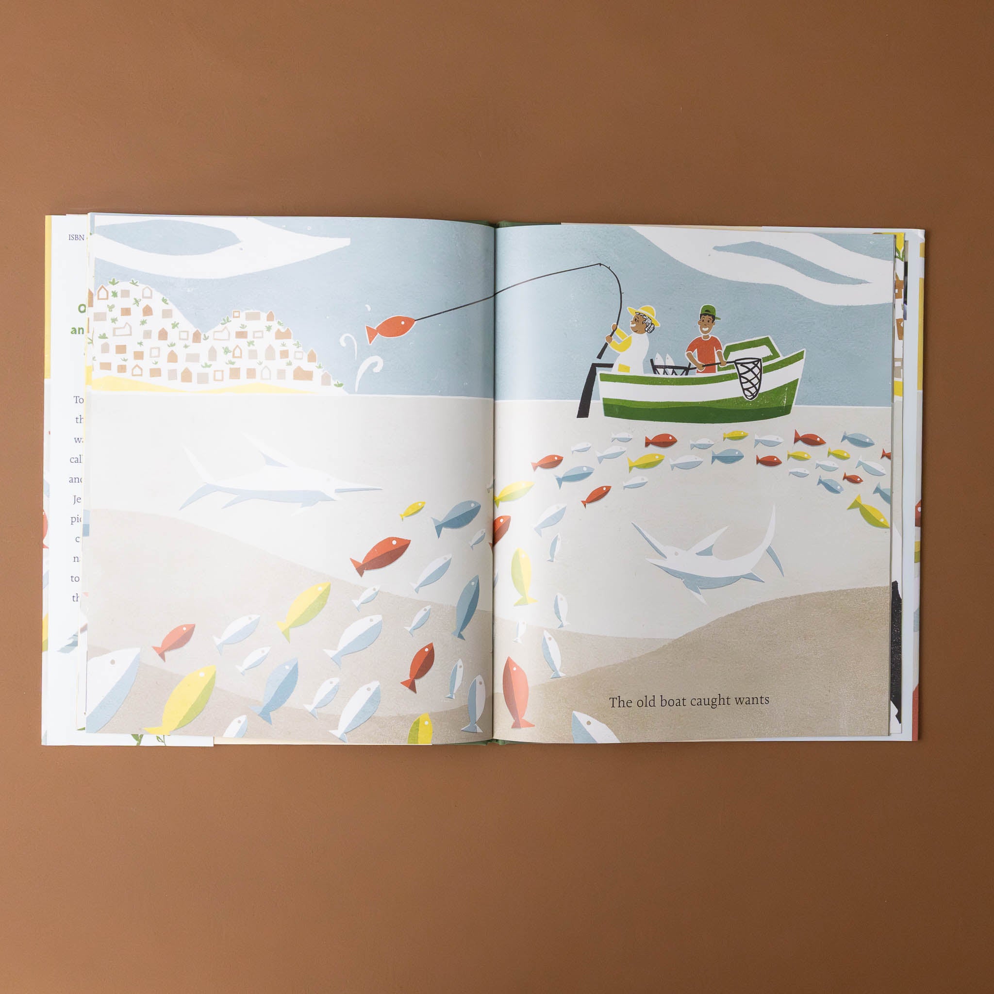 the-old-boat-book-interior-illustration-with-two-people-fishing-and-fish-below-text-the-old-boat-caught-wants