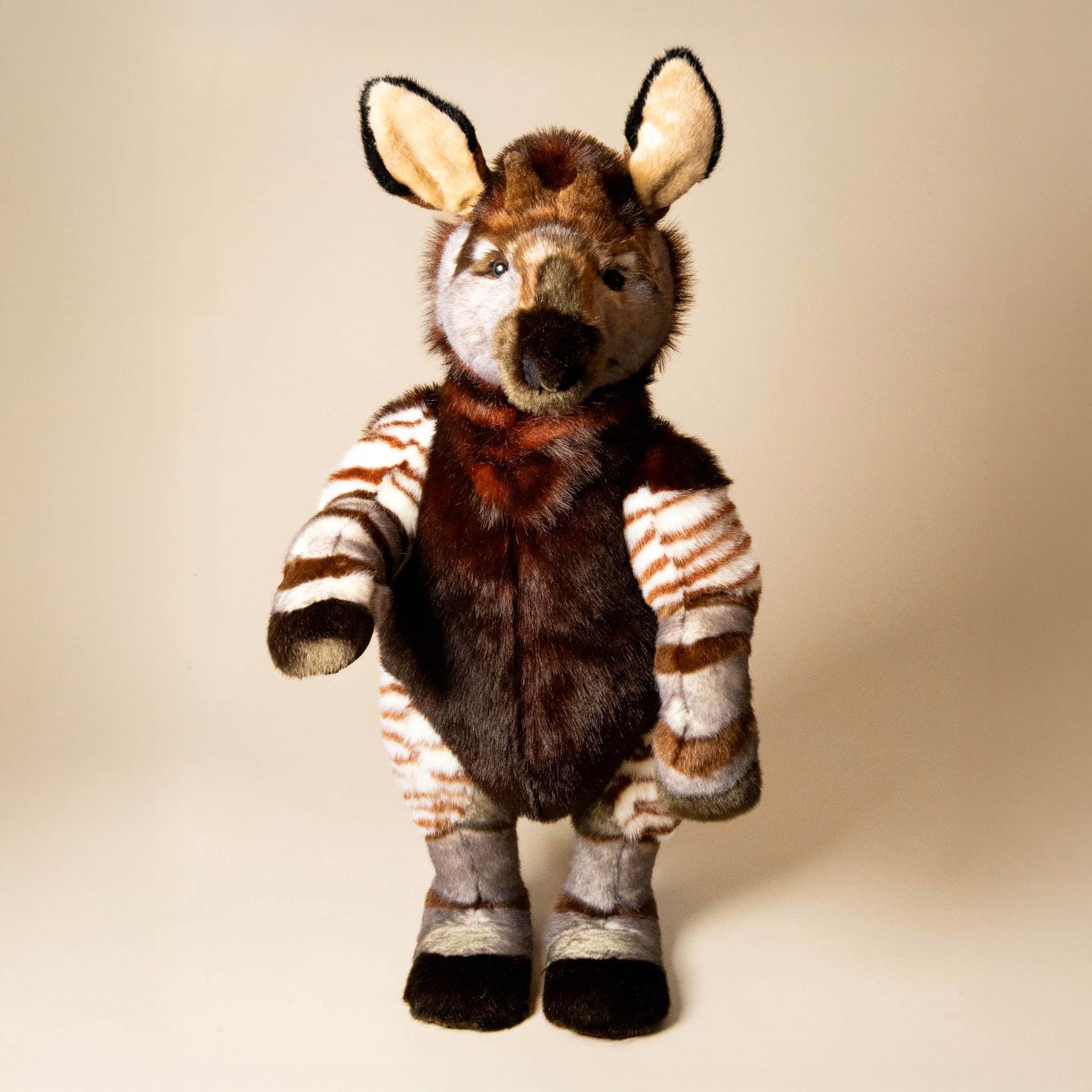 trailblazer-the-traveling-okapi-standing-stuffed-animal-front