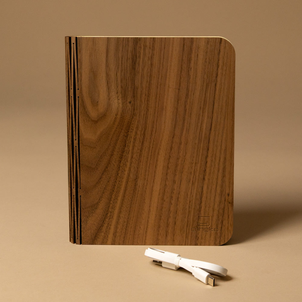 wooden-book-light-walnut with-cord