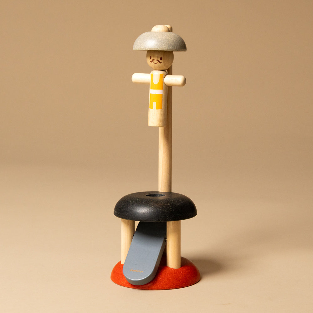 Wooden Jumping Acrobat