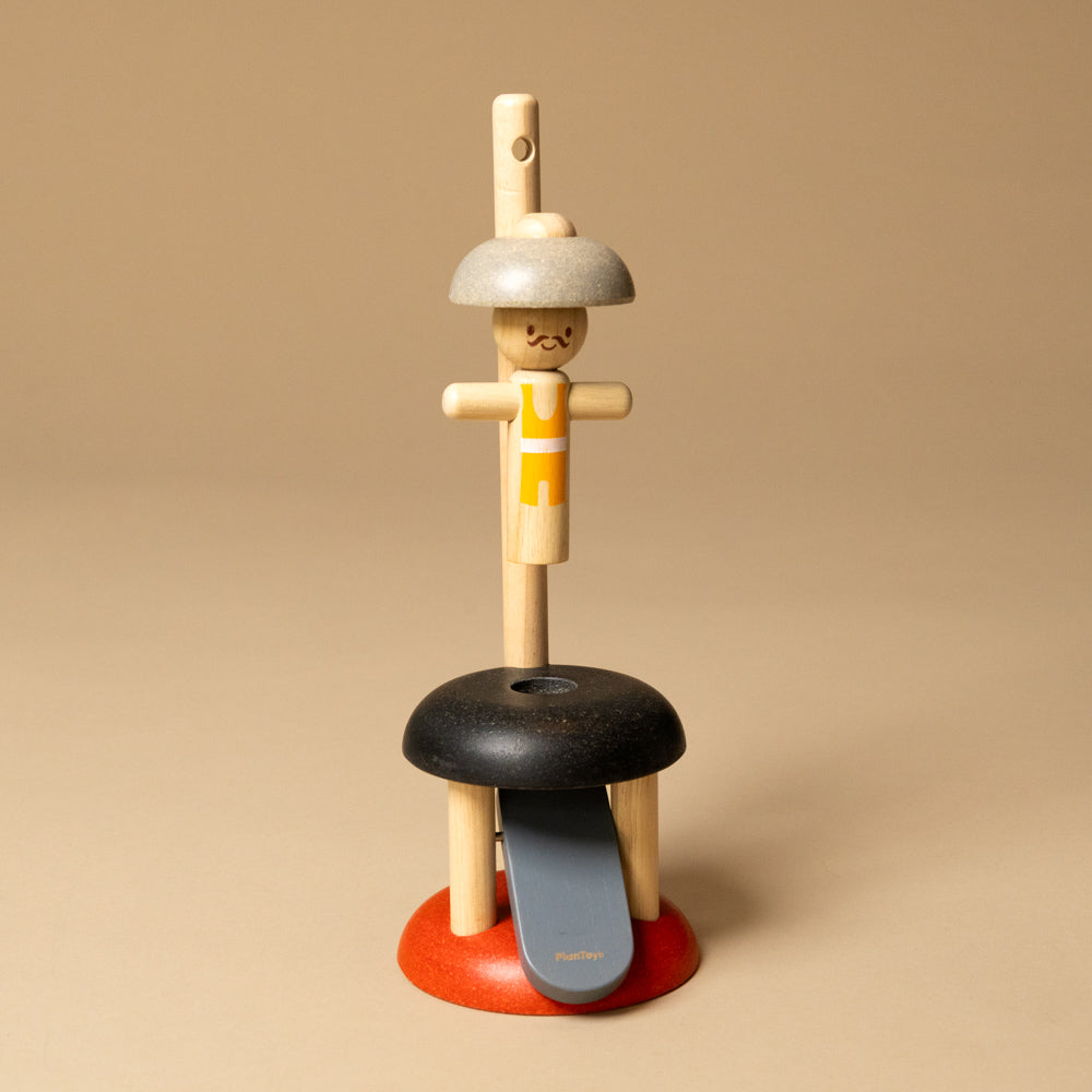 Wooden Jumping Acrobat