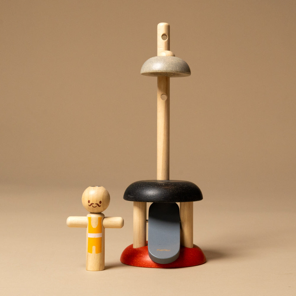 Wooden Jumping Acrobat