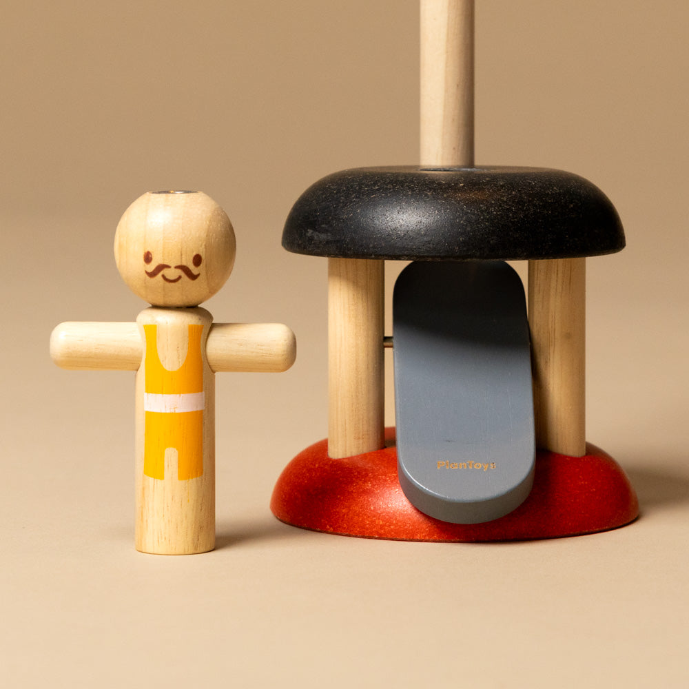 Wooden Jumping Acrobat